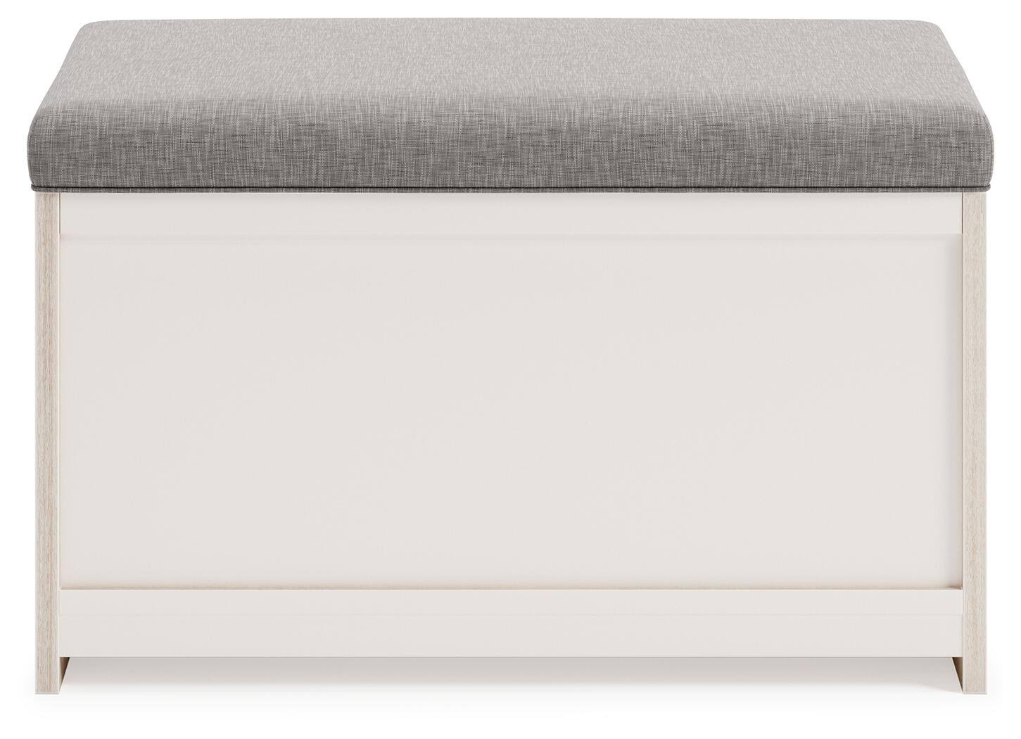 Signature Design by Ashley Blariden Storage Bench, Gray