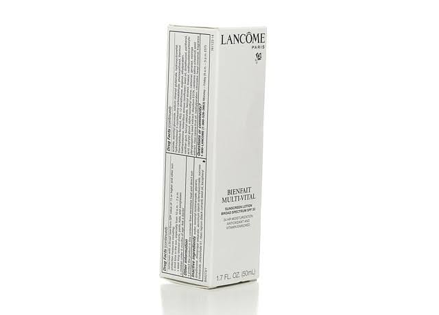 Lancome BIENFAIT MULTI-VITAL SPF 30 Sunscreen High Potency Daily Moisturizing Lotion 1.7 oz