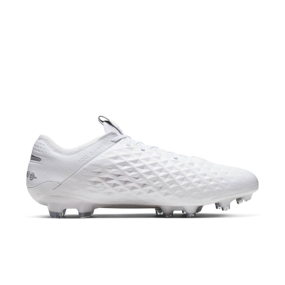 Nike Tiempo Legend 8 Elite FG Mens Soccer Cleat White - 7
