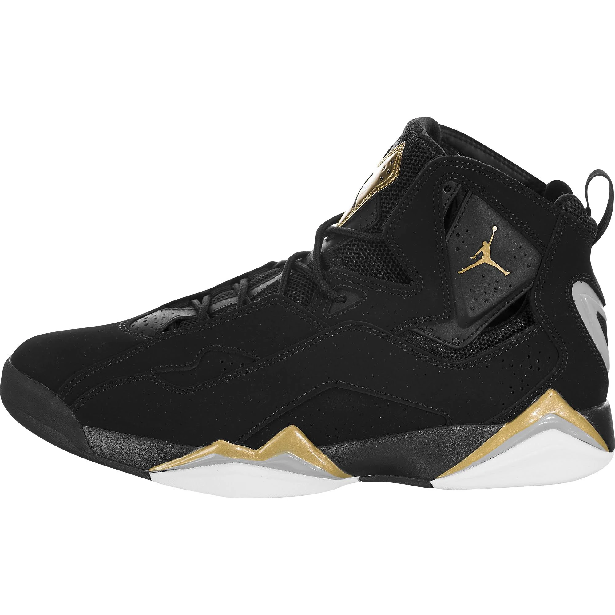Jordan True Flight Black Metallic Gold