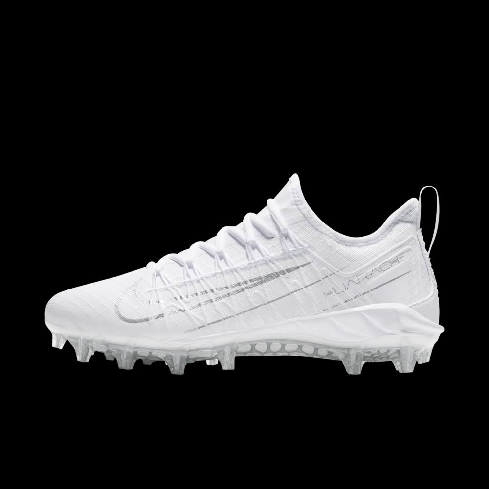 Nike Alpha Huarache 7 Pro Lacrosse Cleats, Men's, White