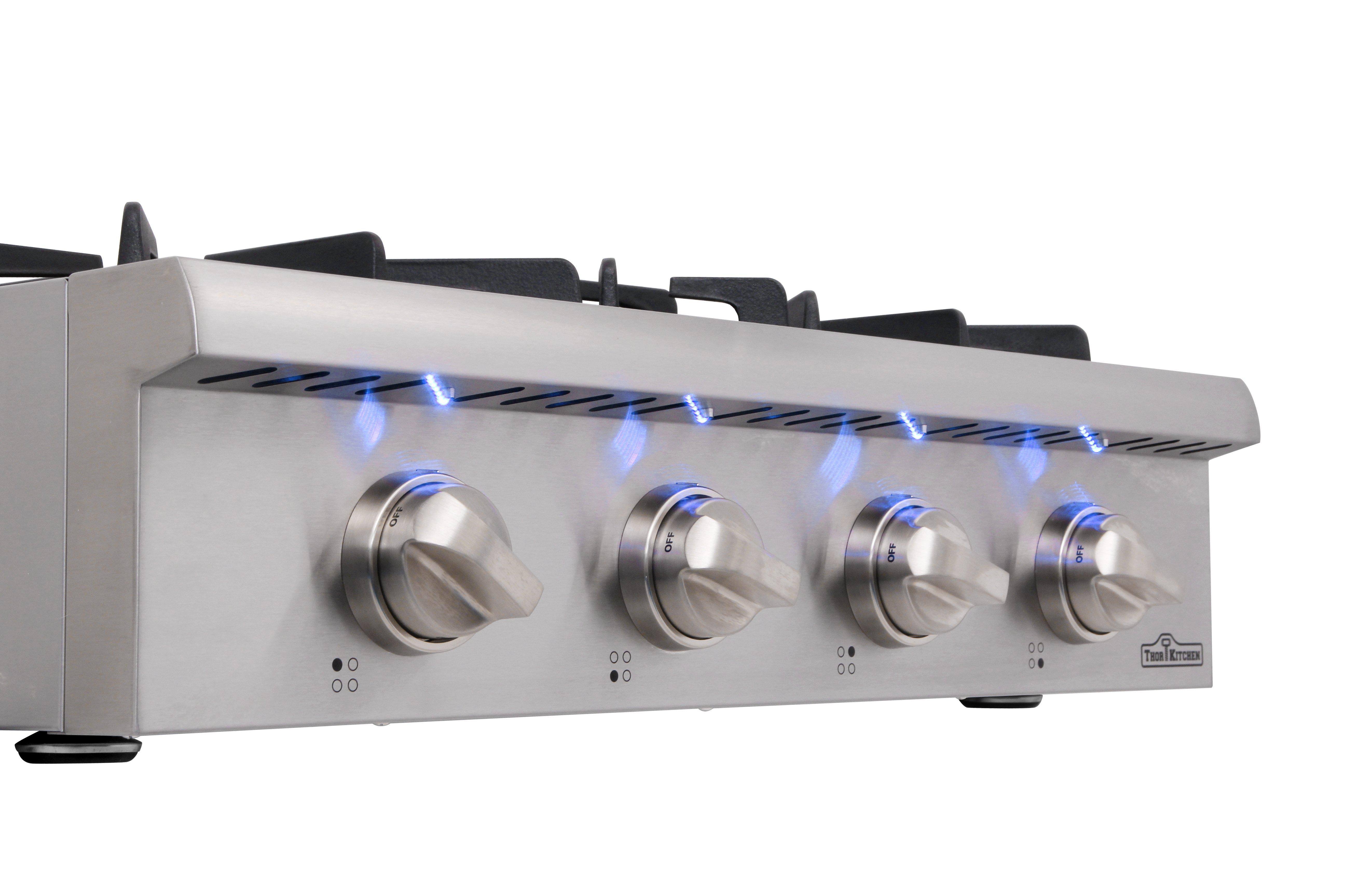 Thor Kitchen 30x22 GAS Rangetop Stainless Steel HRT3003U