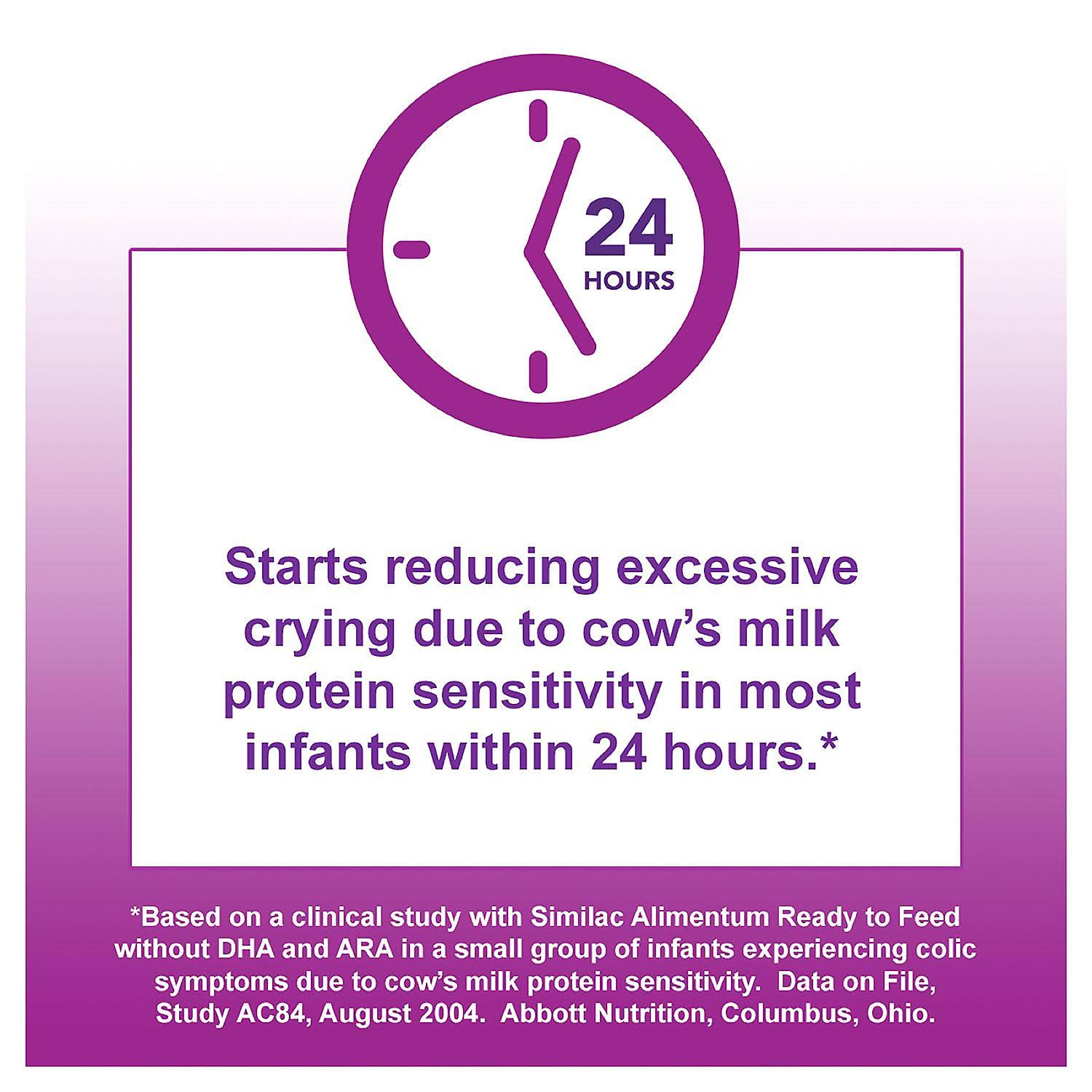 Similac Alimentum Hypoallergenic (4 Pack) Baby Formula for Food Allergies and Colic, Value size, Powder, 19.8 oz