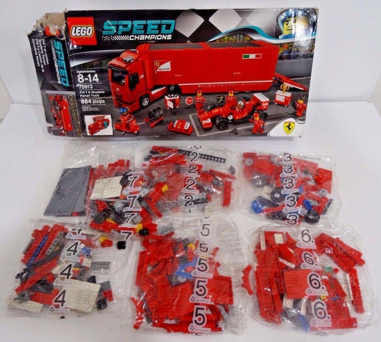 Lego Speed Champions F14 u0026 Scuderia Ferrari Truck 75913