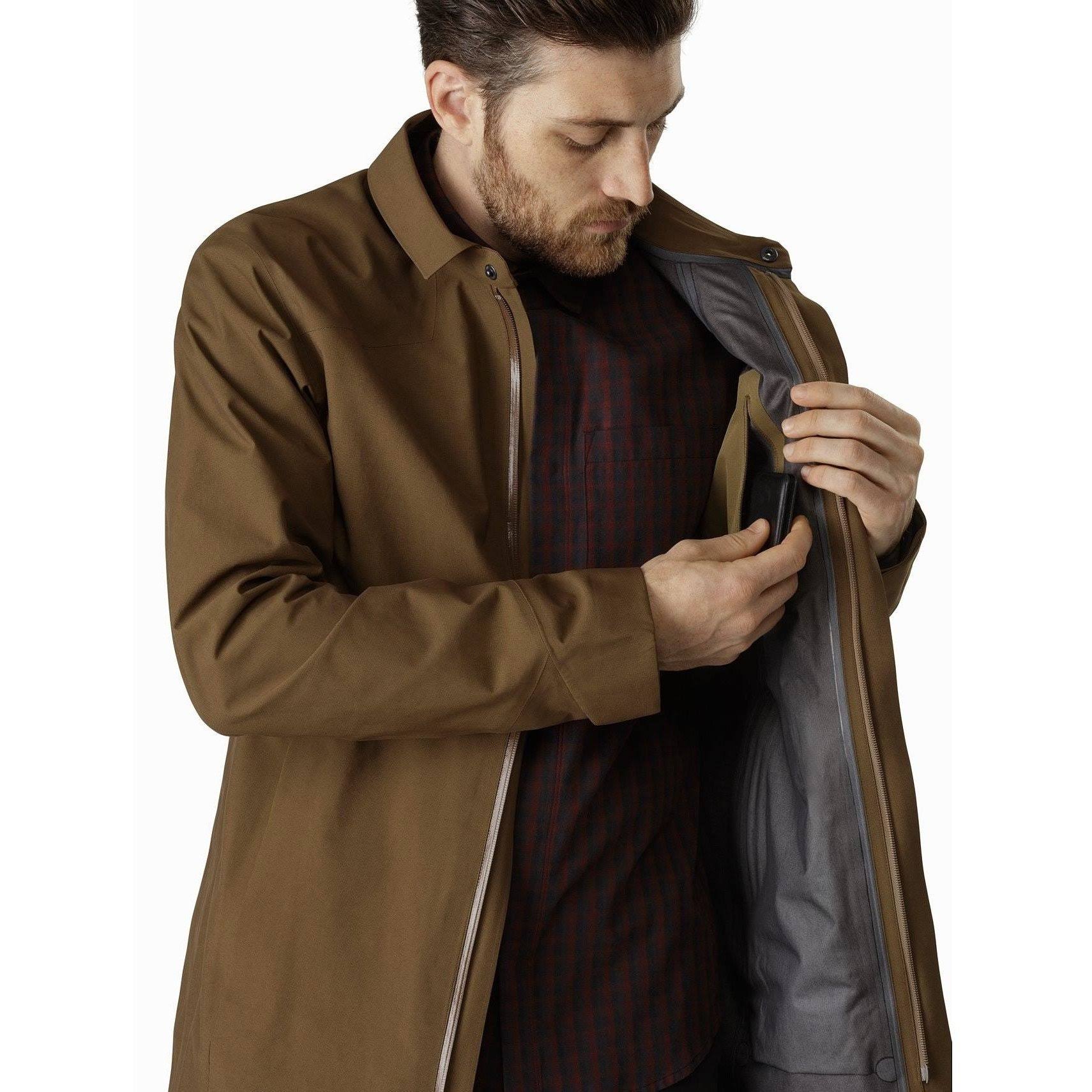 Arc&teryx Keppel Trench Coat Men's (DRACAENA, Large)