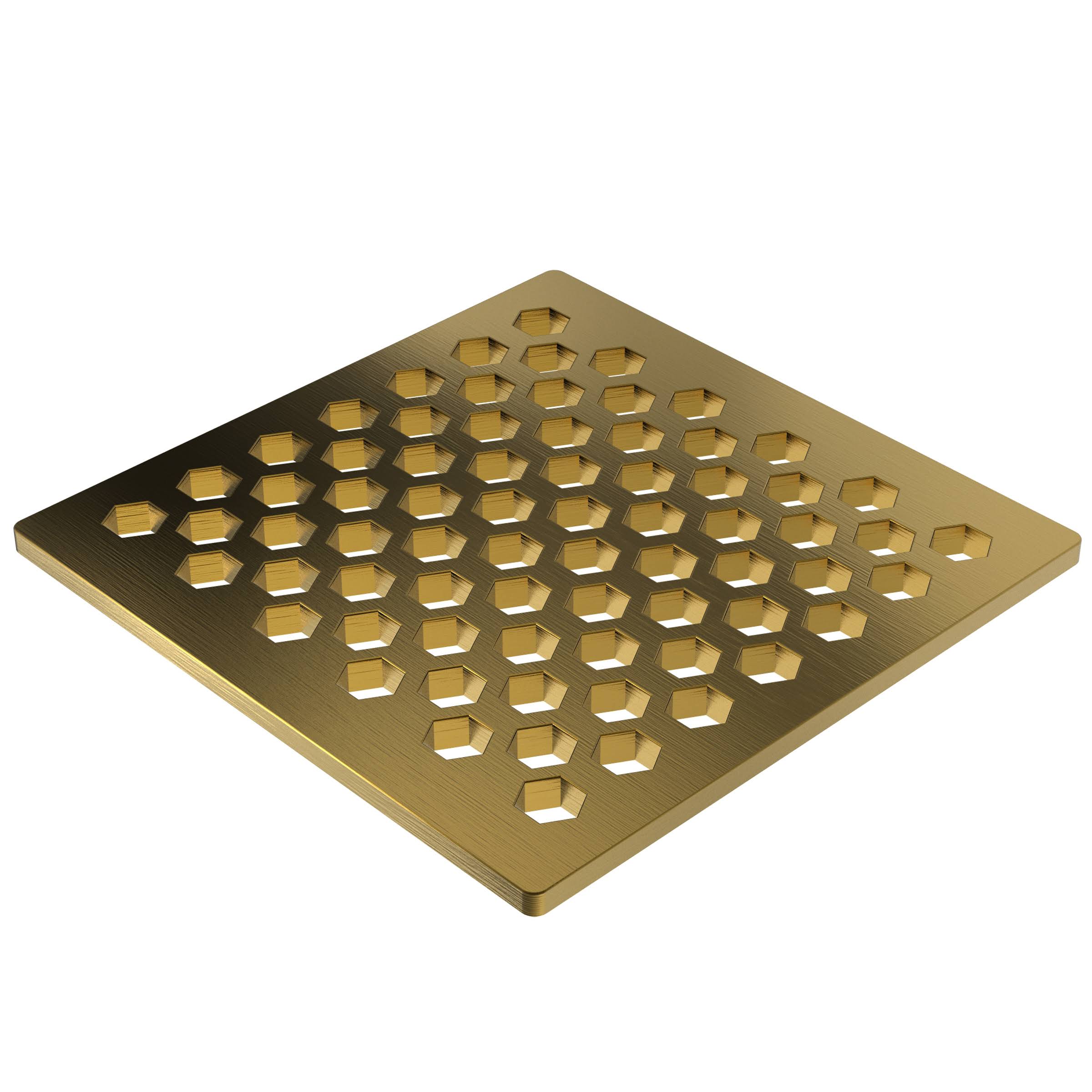 Newport Brass 233-407/24S PVD Satin Gold 4x22 Square Shower Drain