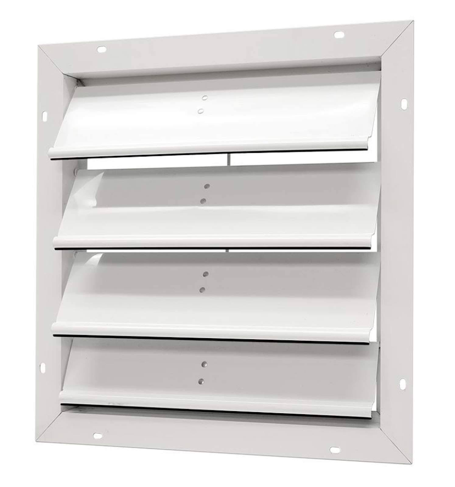 Master Flow 20 in. Aluminum Gable Mount Automatic Shutter Sgm20