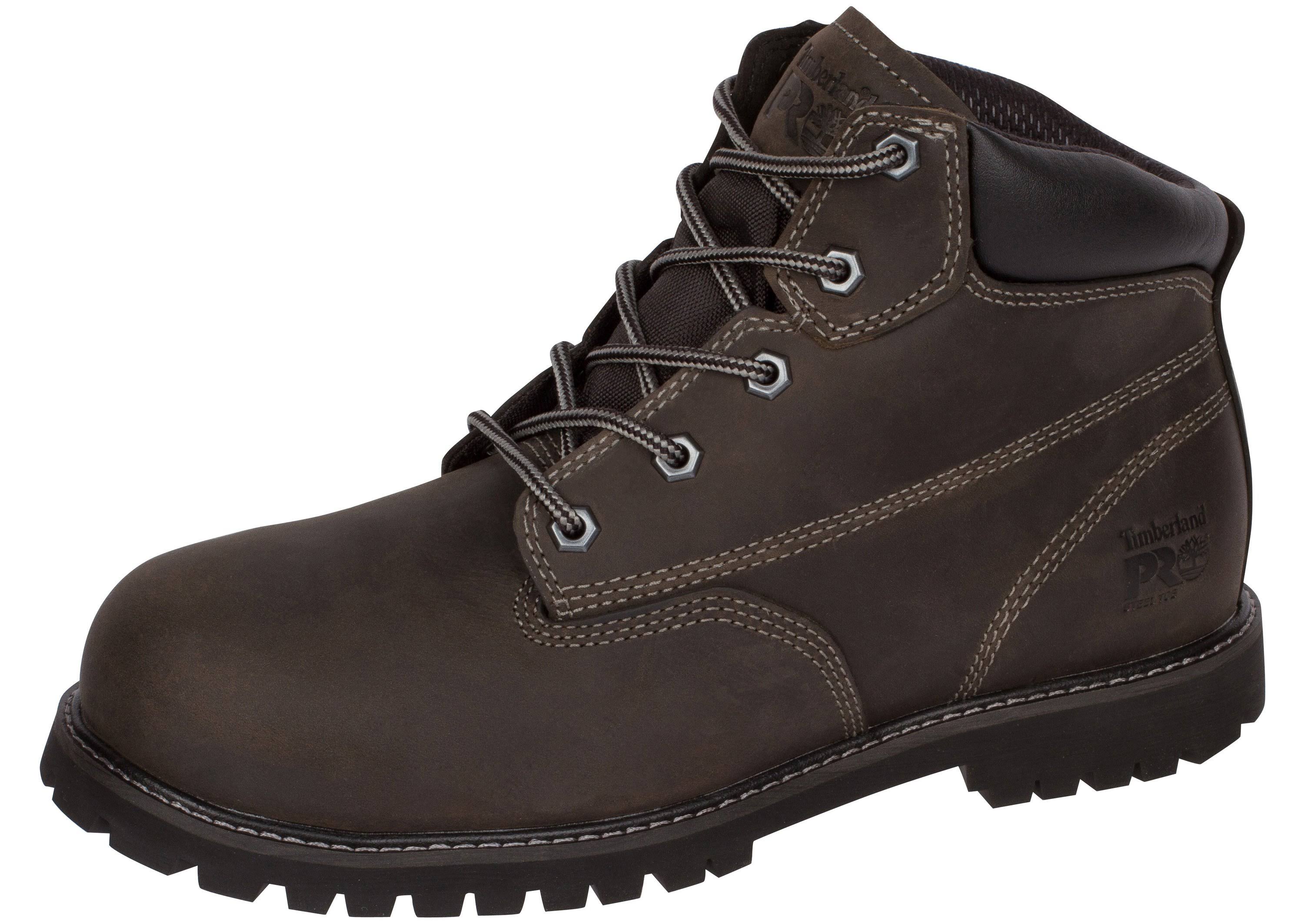 Timberland Pro Men's 6 in. Gritstone Steel Toe Work Boot, Black