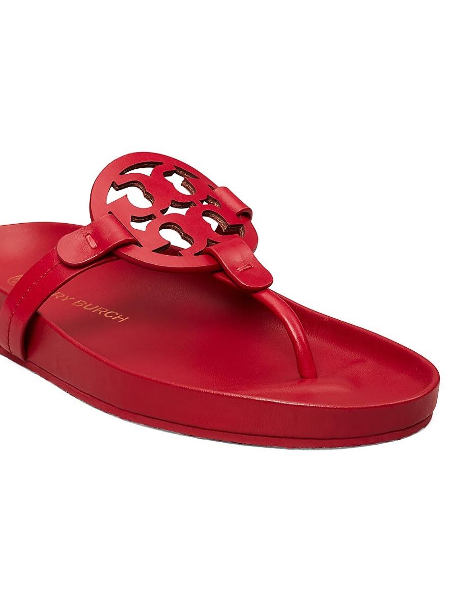 Tory Burch Women's Miller Cloud Thong Sandals - Blue - Size 7.5