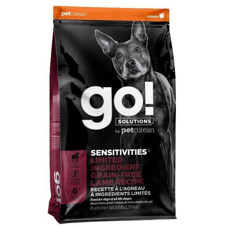 Go! Solutions Sensitivities Limited Ingredient Lamb Recipe Dry Dog Food, 22-lb