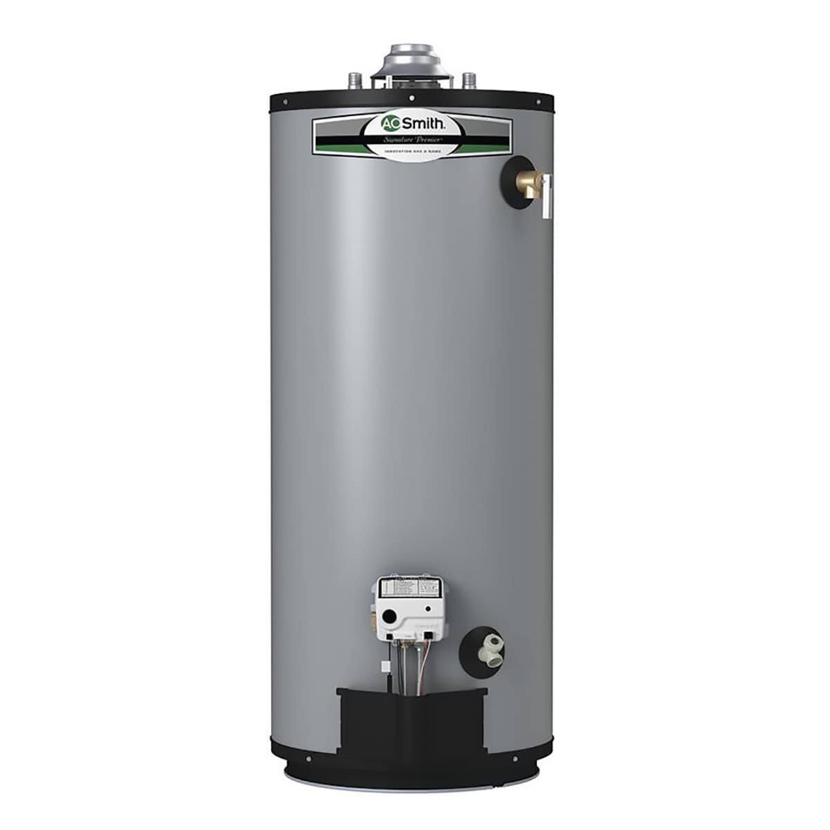 a.o. Smith Signature Premier 40-Gallon Short 12-Year Limited 40000-BTU Natural GAS Water Heater | G12-S4040NVR