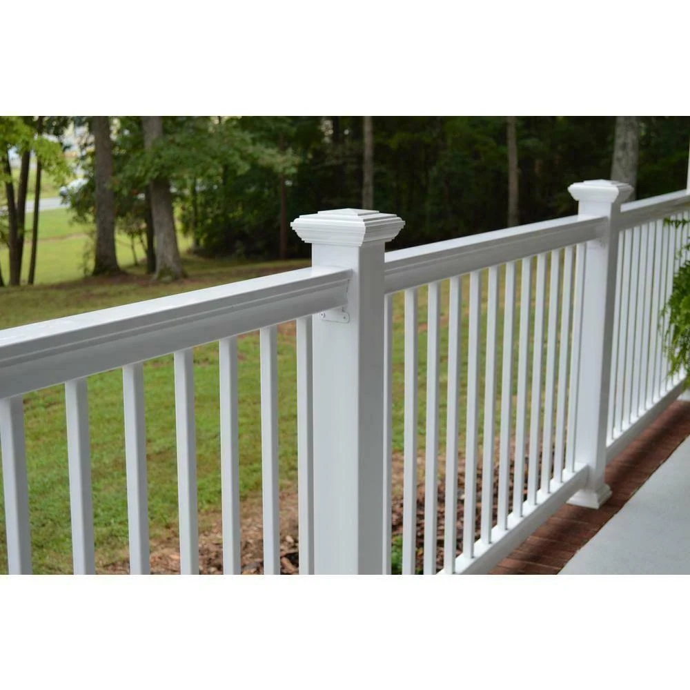 Fiberon Armorguard Enclave 70 in. White Composite Rail Kit