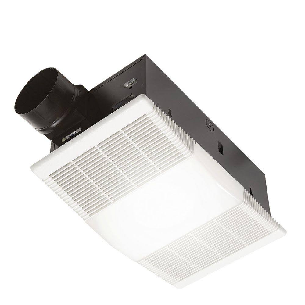 Nutone 80 CFM Ceiling Bathroom Exhaust Fan with Light and 1300-Watt Heater 765H80L