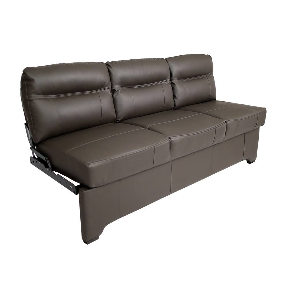 Kathy Ireland Recreation u0026 Adventure Kathy Ireland Furniture Jiffy Jackknife Sofa in Chestnut