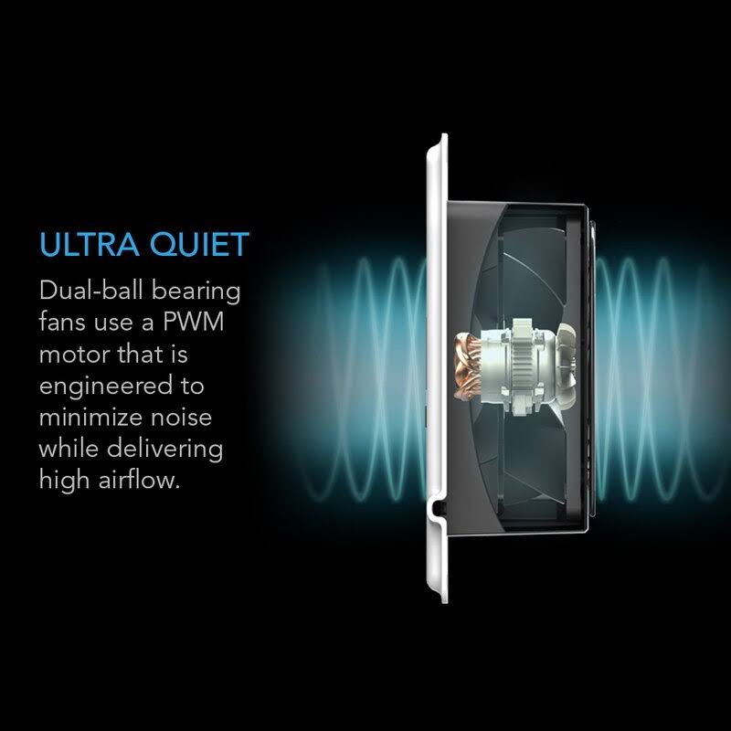 AC Infinity Airtap T6 6-in x 10-in Register Booster Fan - Bronze