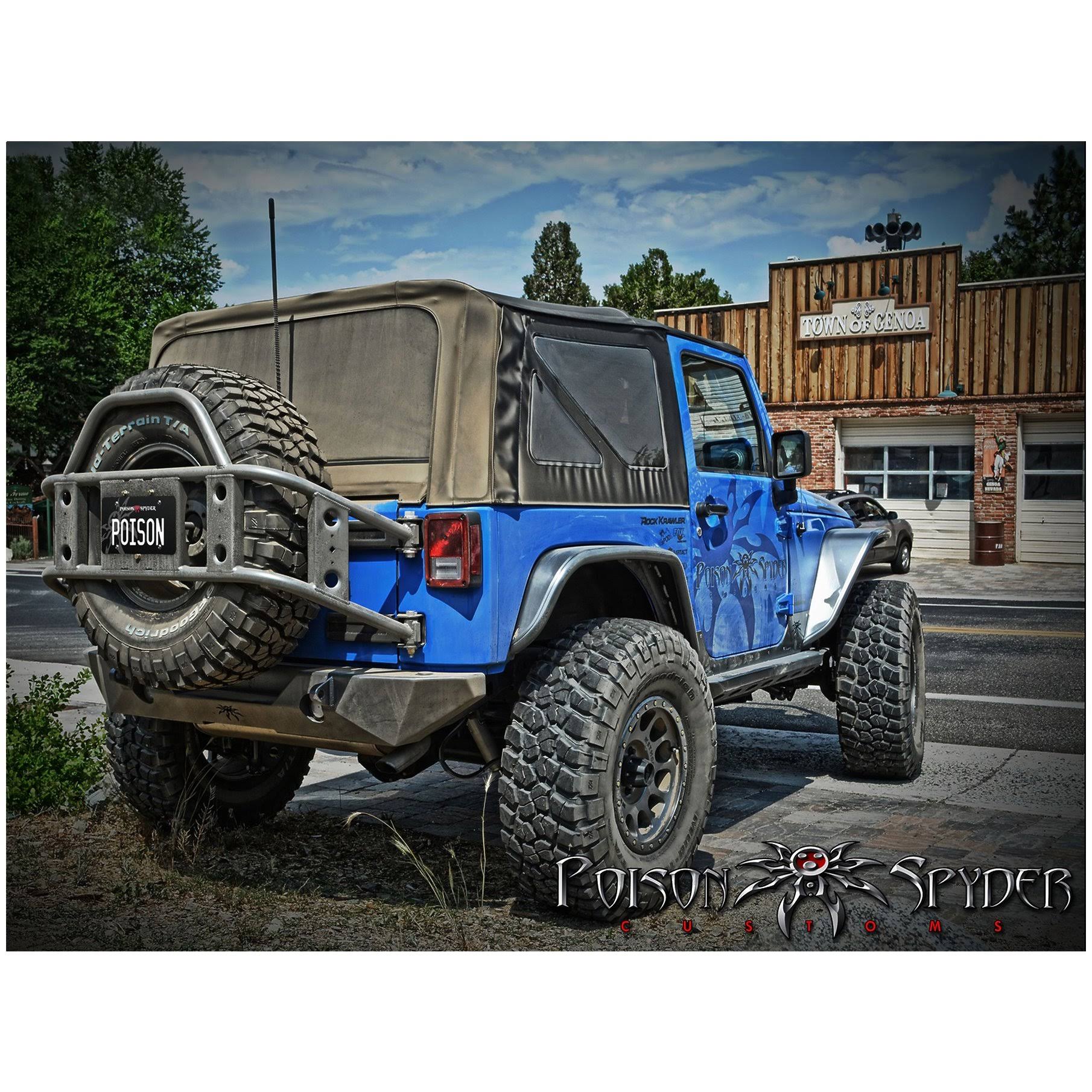 Poison Spyder JK Body Mounted Tire Carrier 17-13-010