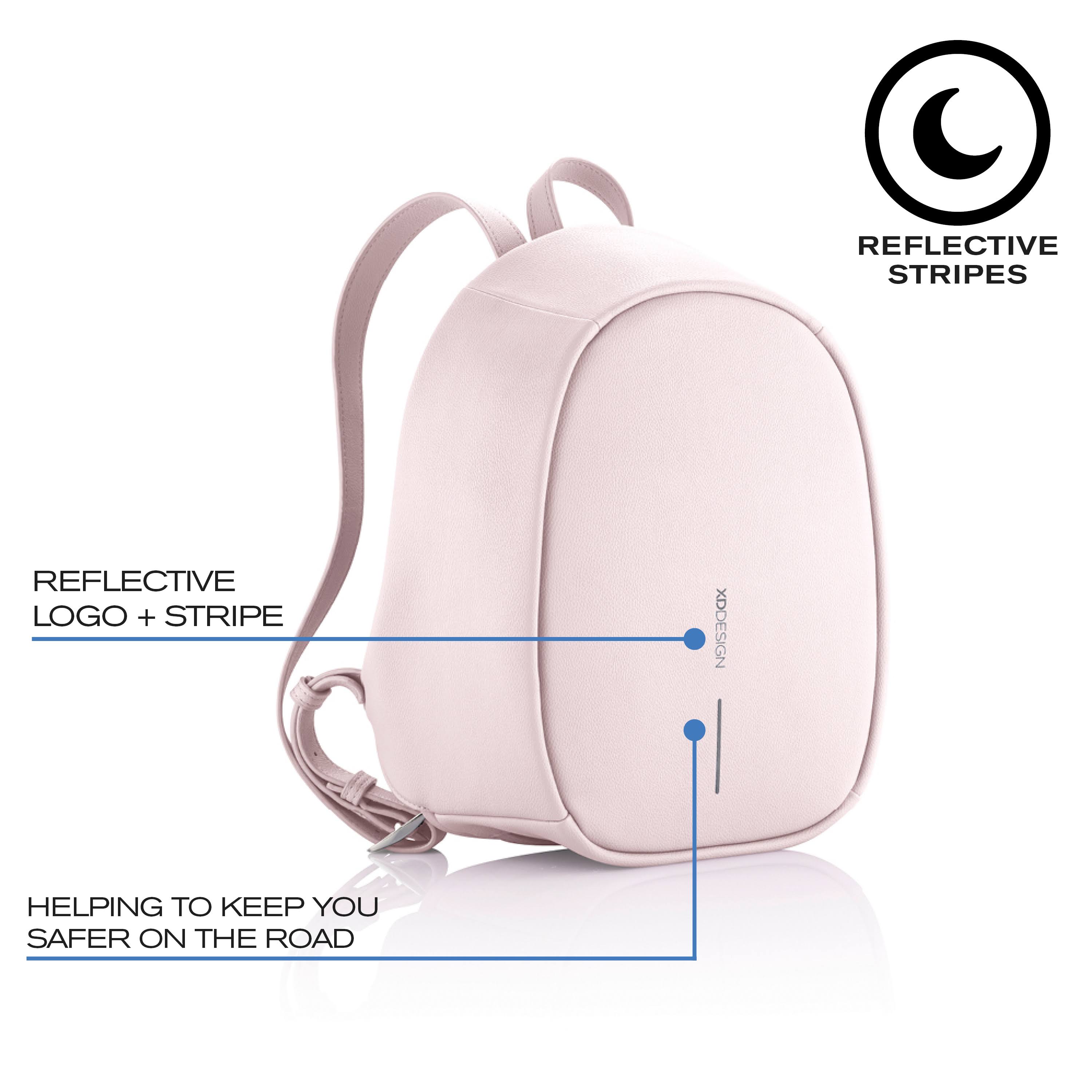 XD Design Elle Fashion Anti-Theft Backpack Pink (Women's Bag)
