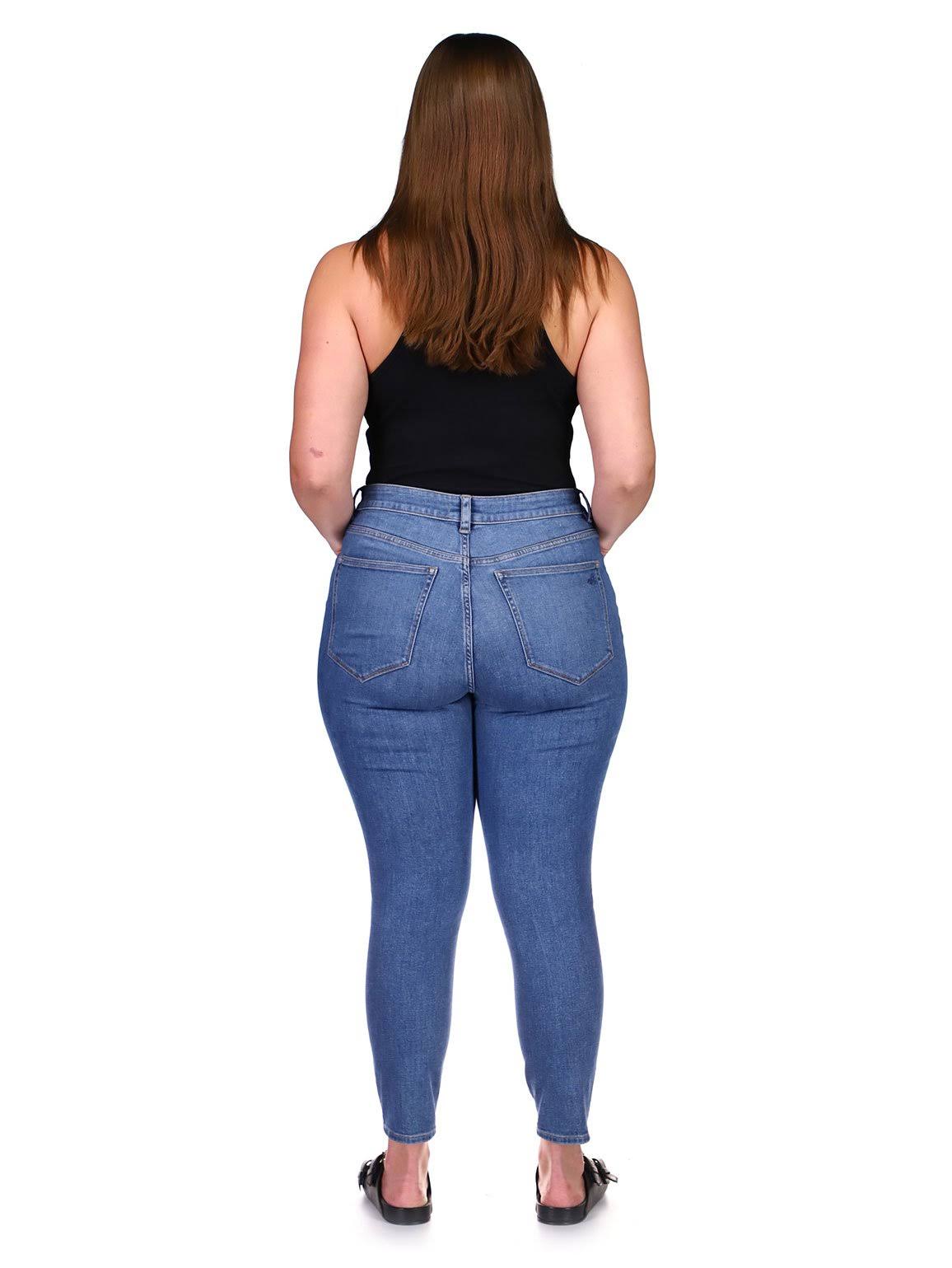 Dl1961 Florence Instasculpt Ankle Skinny Jeans, Size 24W in Azure at Nordstrom