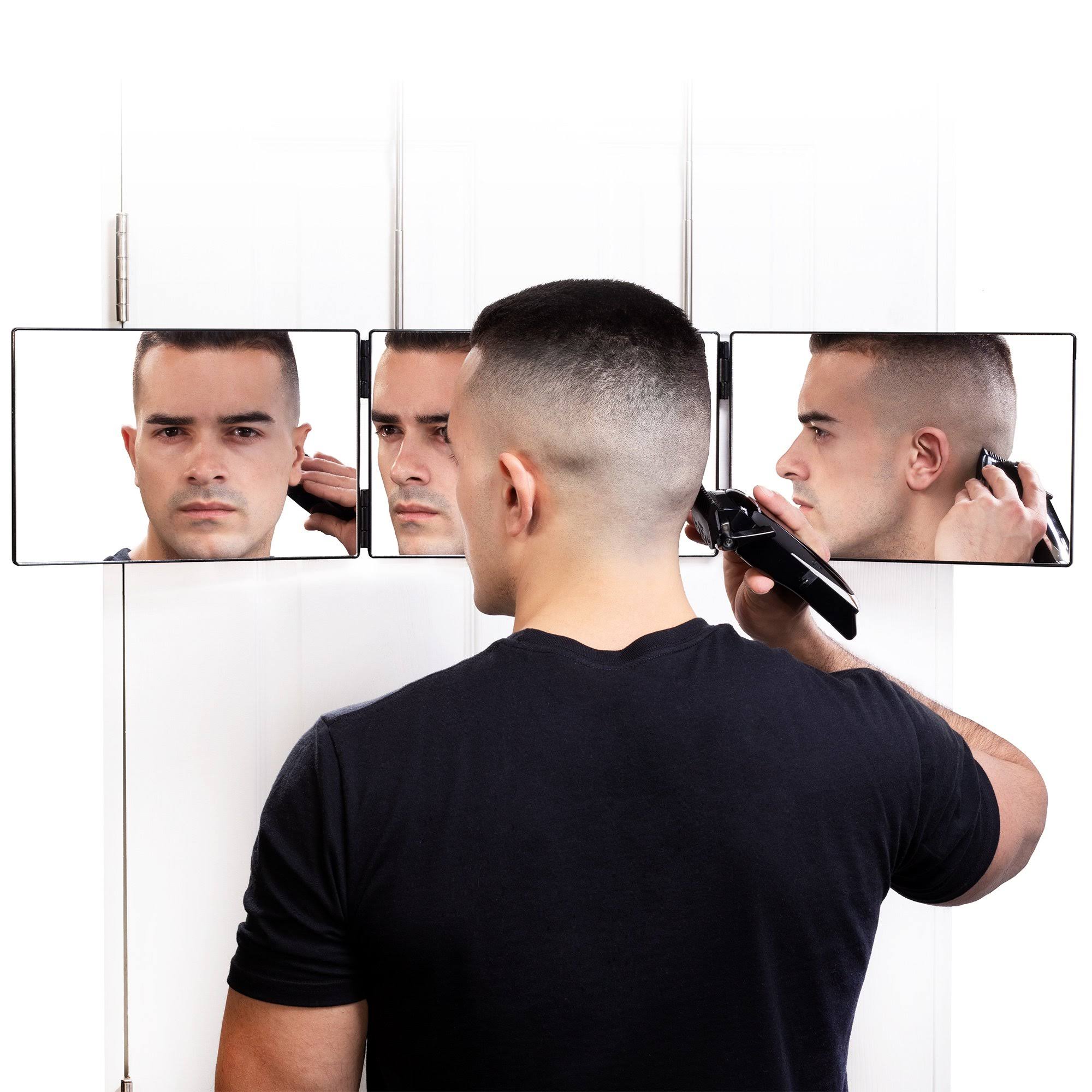 Self Style System Travel Size for Women Teal 3 Way Mirror with Adjustable