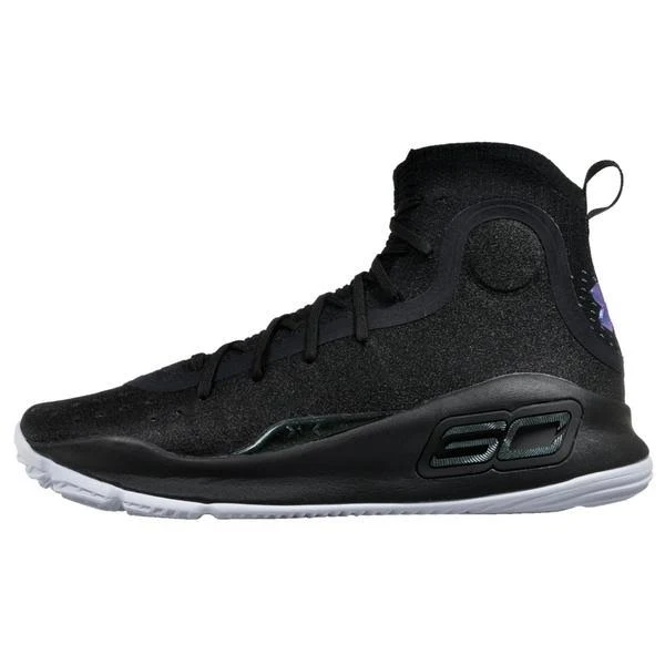 Under Armour Curry 4 - Mens Basketball Shoes Black Size 11