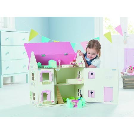 SPARK. Create. Imagine. Wooden Doll House, Pink
