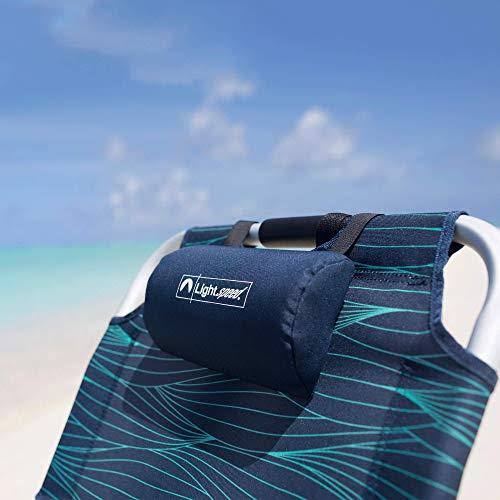 Lightspeed Outdoors Reclining Beach Chair | Lightweight Folding Chair