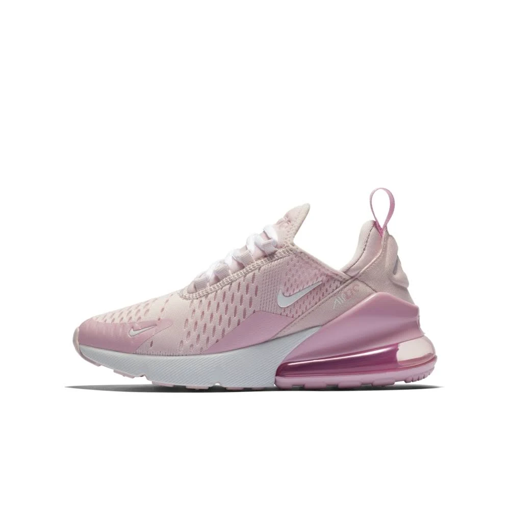 Nike Girls Air Max 270 - Shoes Pink/White Size 04.5