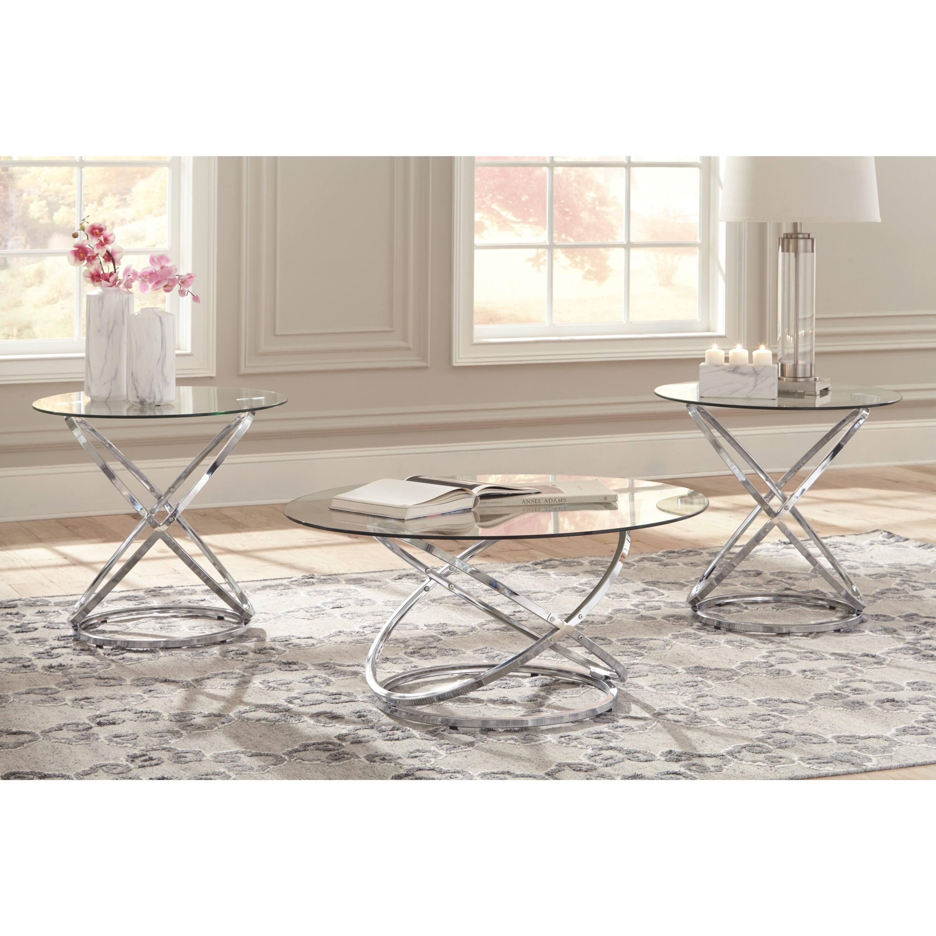 Hollynyx 3-Piece Occasional Table Set by Ashley Furniture