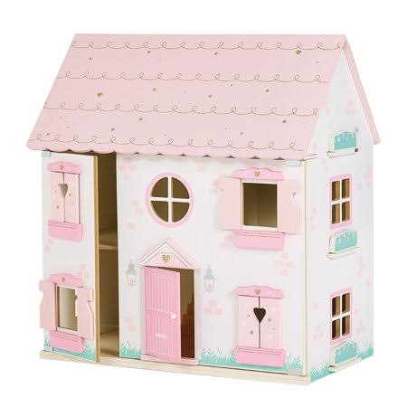 SPARK. Create. Imagine. Wooden Doll House, Pink
