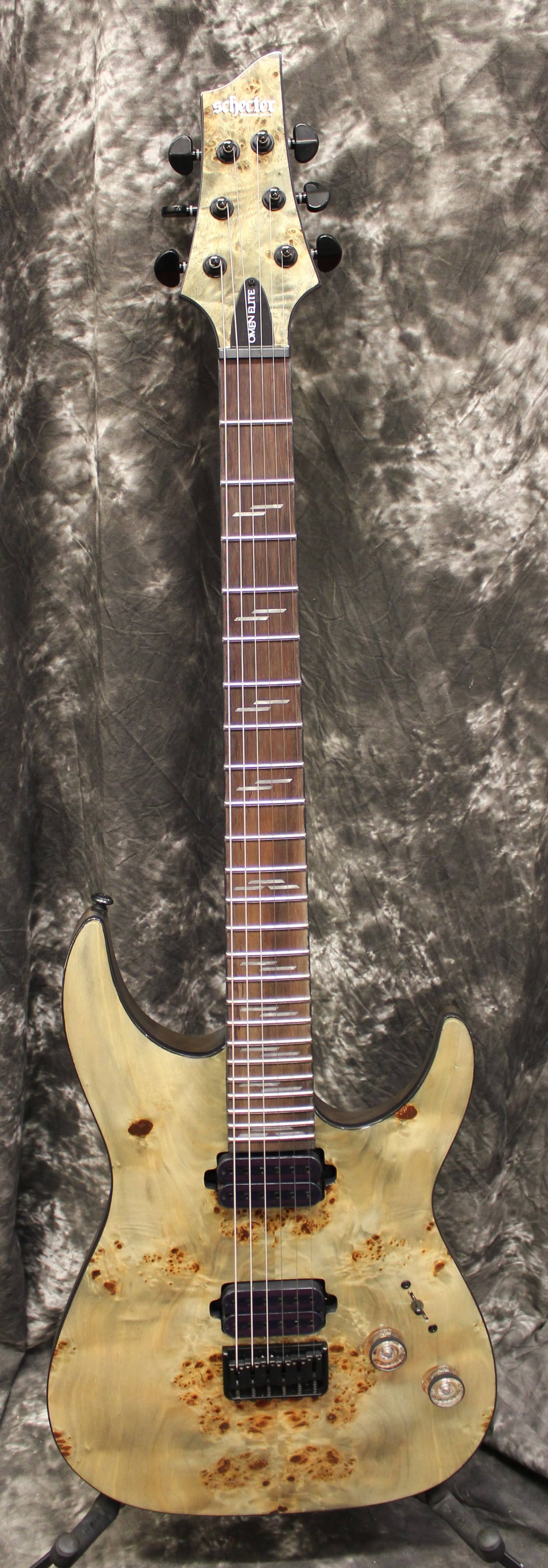 Schecter 2451 Omen Elite 6 Guitar, Rosewood Fretboard, Charcoal Finish