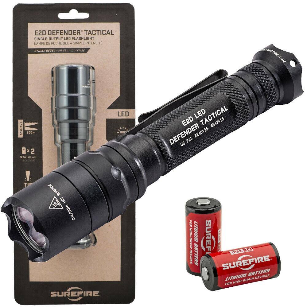Surefire E2D Defender Tactical LED Flashlight (Black)