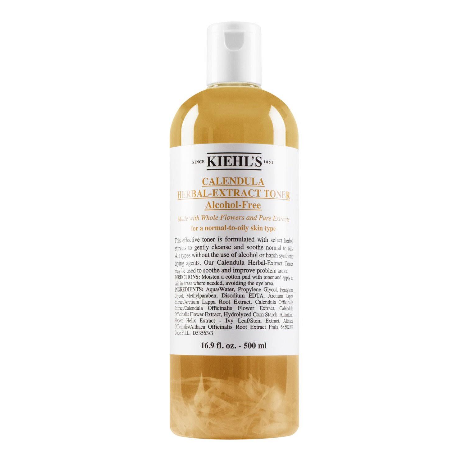 Kiehls 04449028601 Calendula Herbal Extract Alcohol-Free Toner - Normal to Oil Skin - 500ml-16.9oz