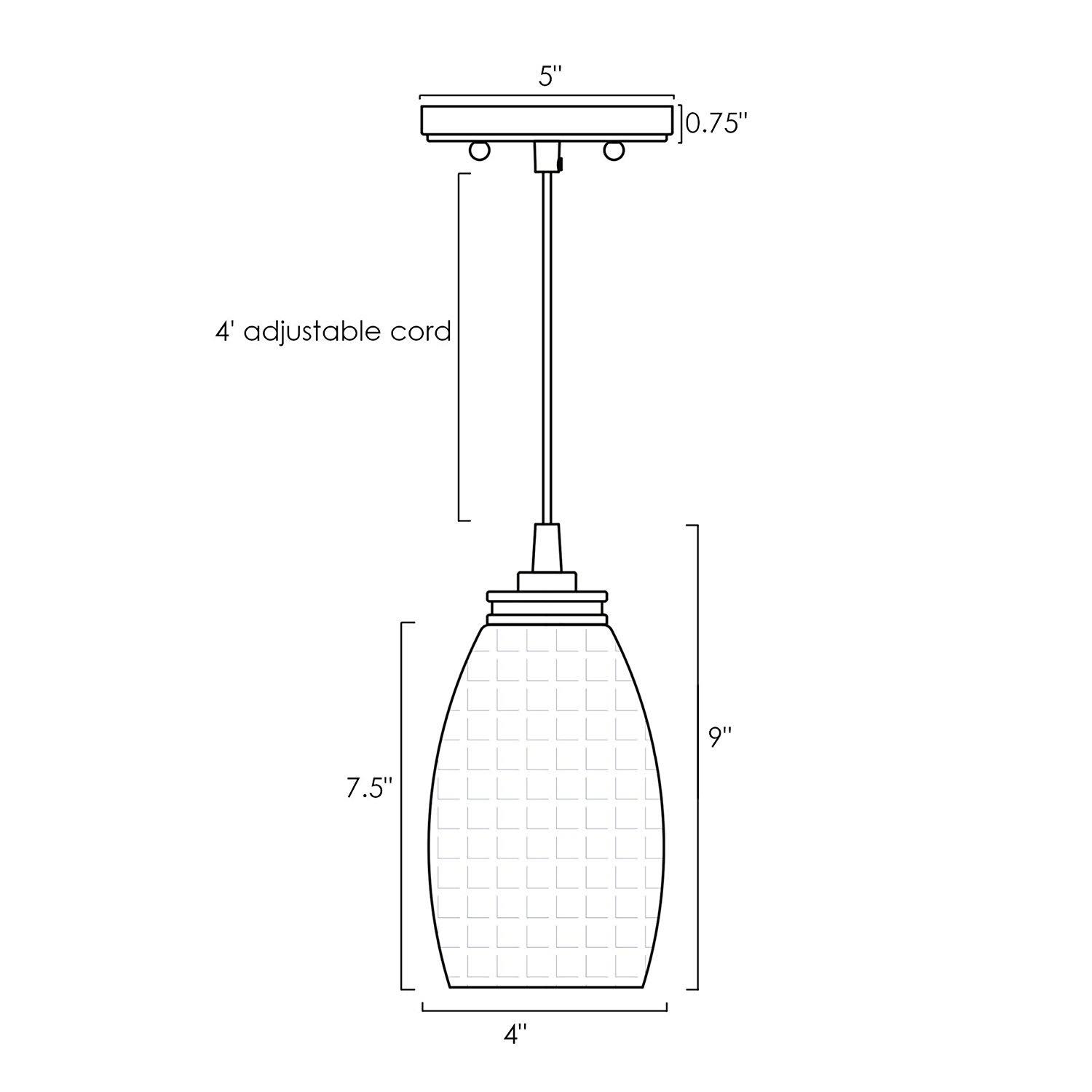 Kira Home Coast 9 Contemporary Mini Pendant Light + Hand-Crafted Mosaic Shell Glass, Satin Nickel Finish