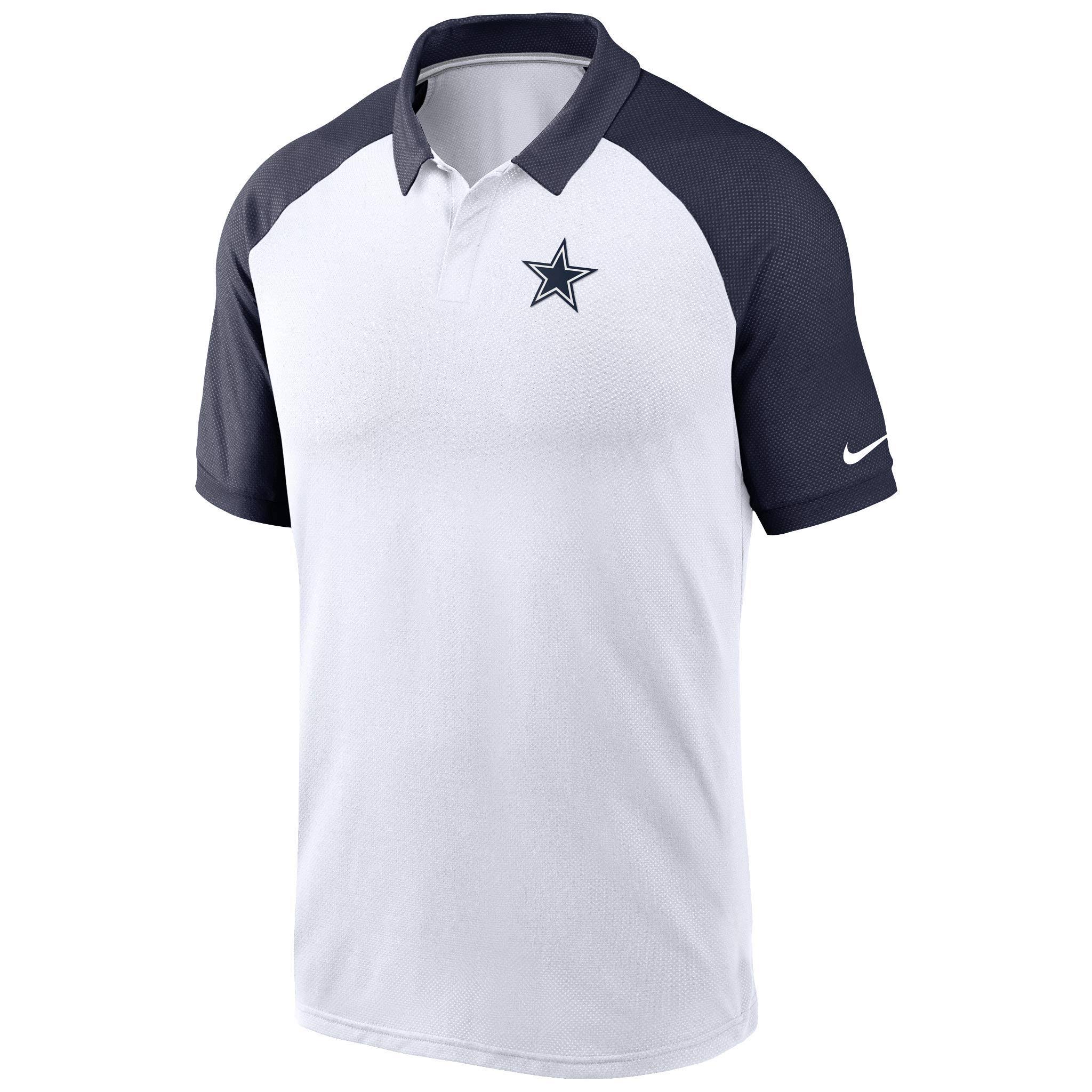 Dallas Cowboys Men's Nike Logo Raglan Polo