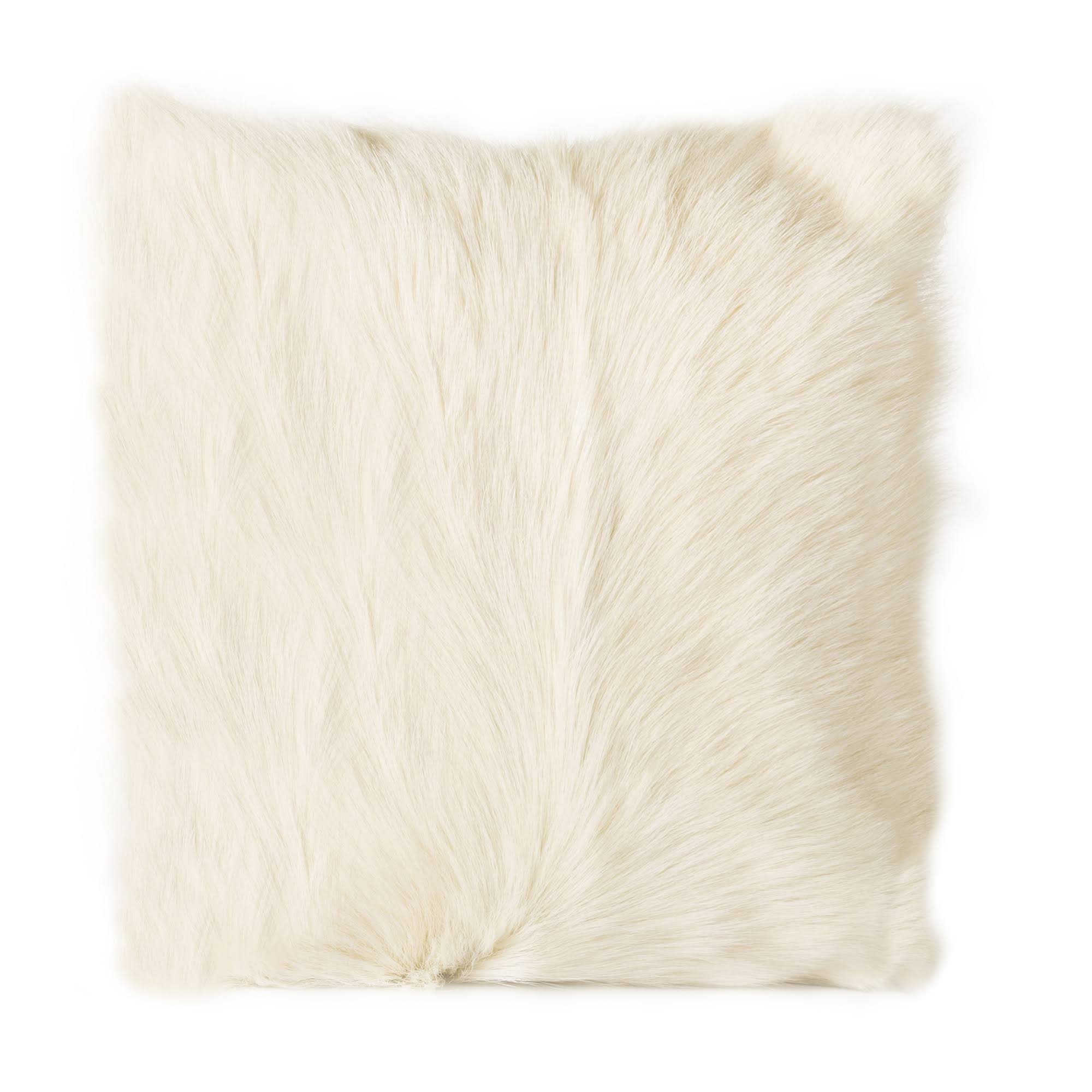 Moe's Home Collection Goat Fur Pillow - Natural