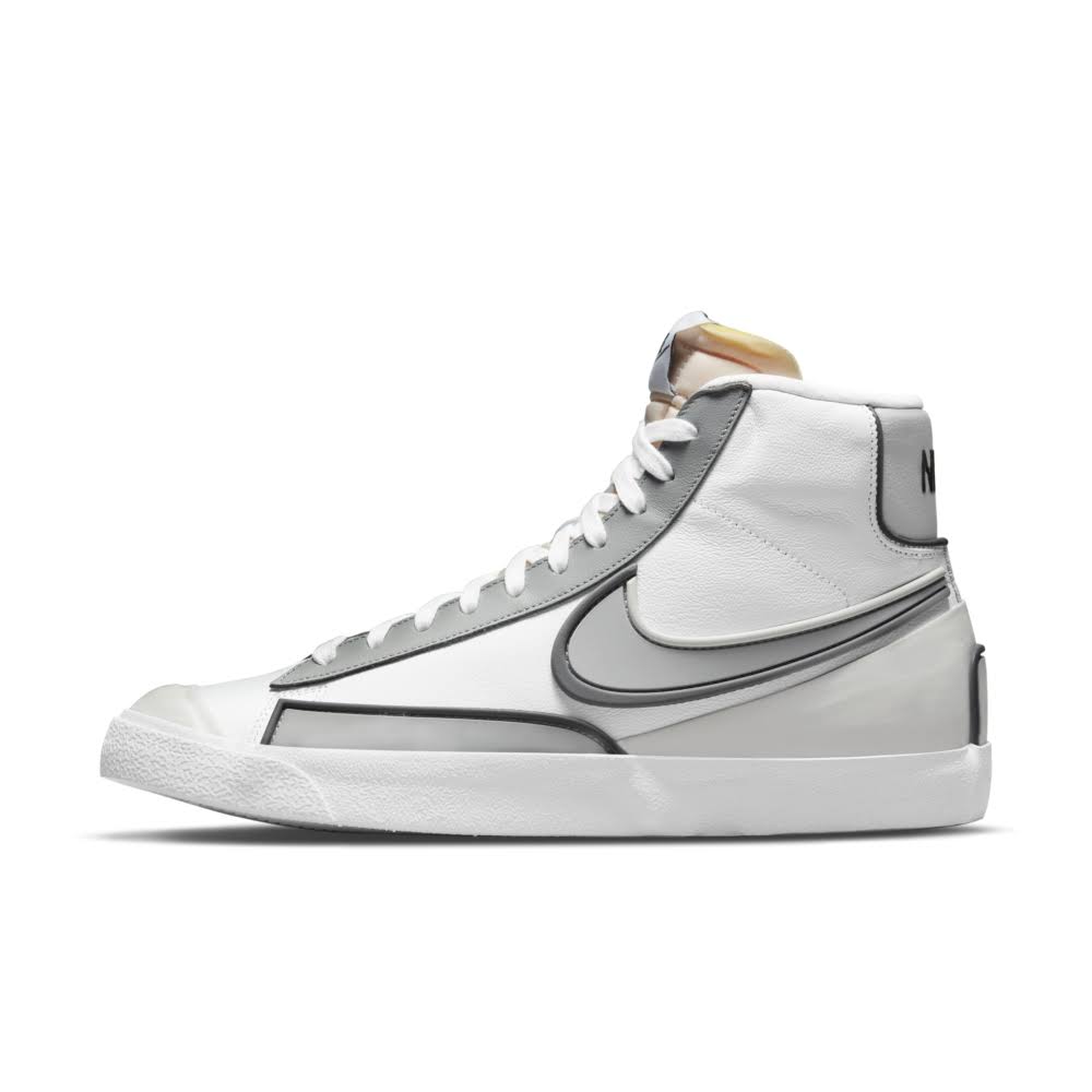 Nike Blazer Mid &77 Infinite White/Lt Smoke Grey-Iron Grey-GREY Fog