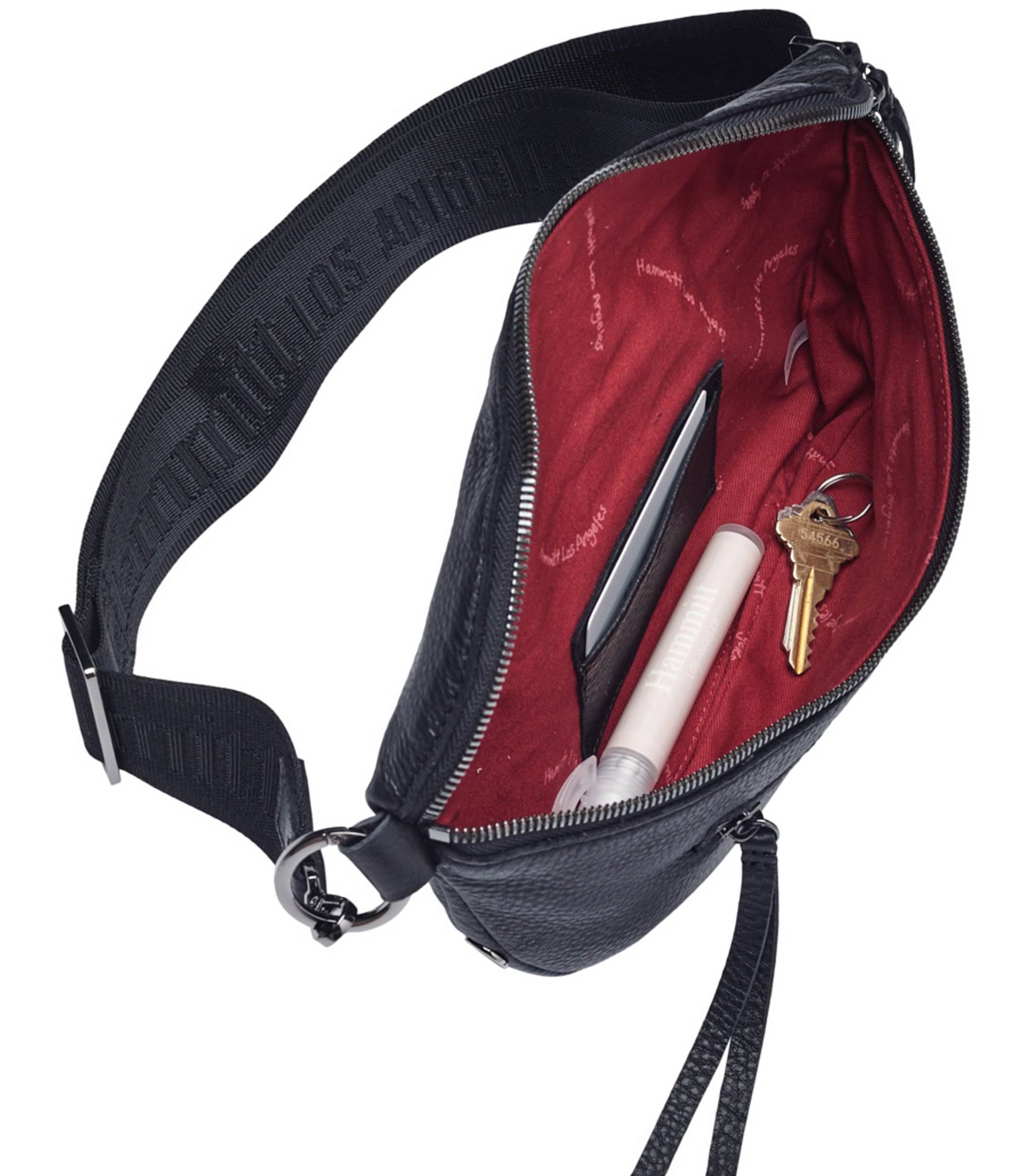 Hammitt Charles Belt Bag - Black/Gunmetal