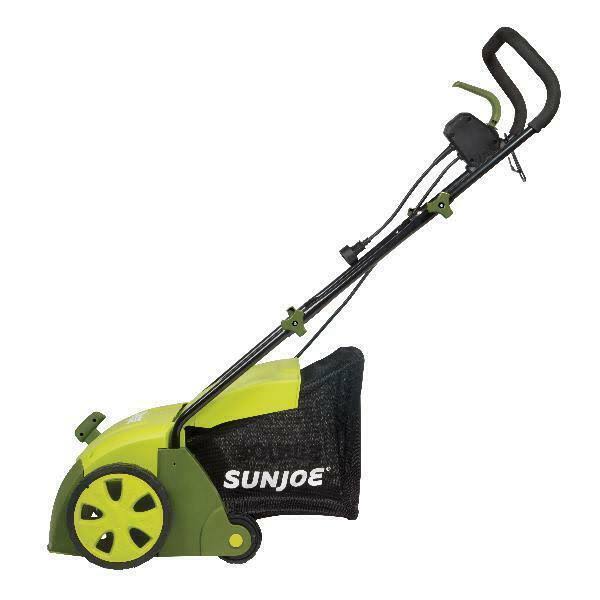 Sun Joe AJ801E Electric Lawn Dethatcher w/ Collection Bag , 13 inch - 12 Amp , S