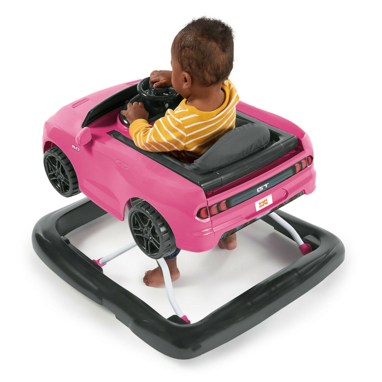 Bright Starts - Ford Mustang 3 Ways to Play Walker - Pink