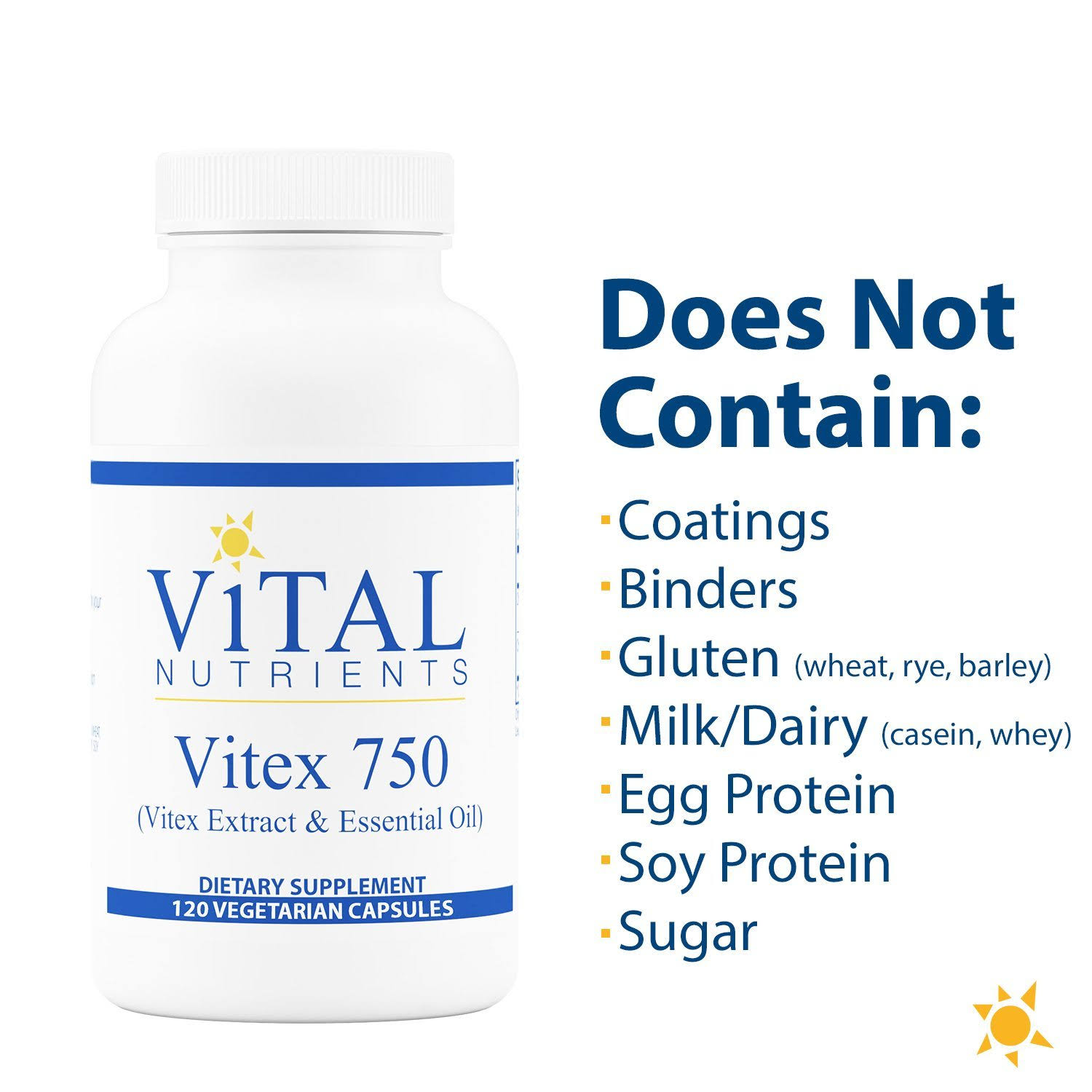 Vital Nutrients Vitex 750 - 120 Capsules