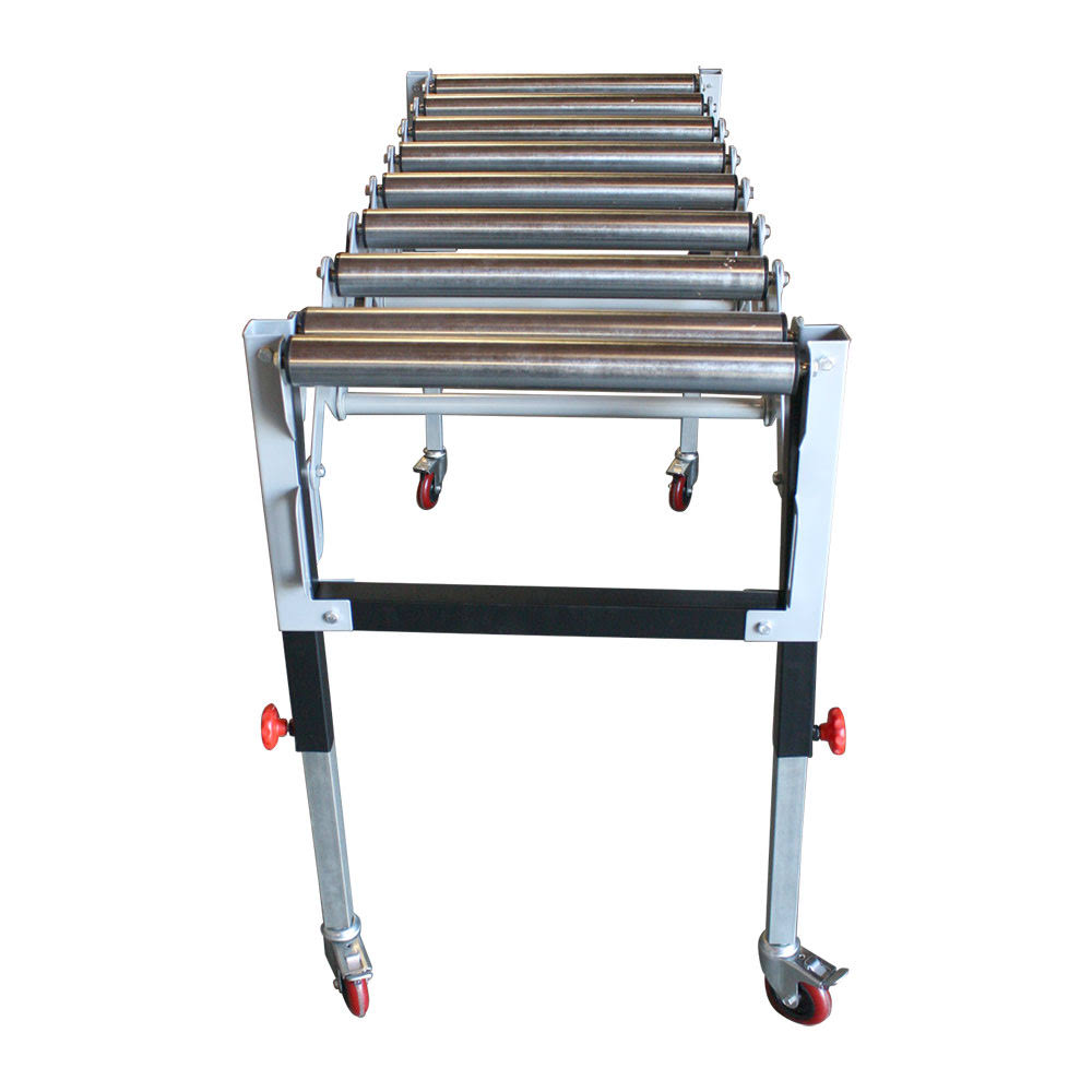 Oasis Machinery T1732 Adjustable Roller Table Conveyer