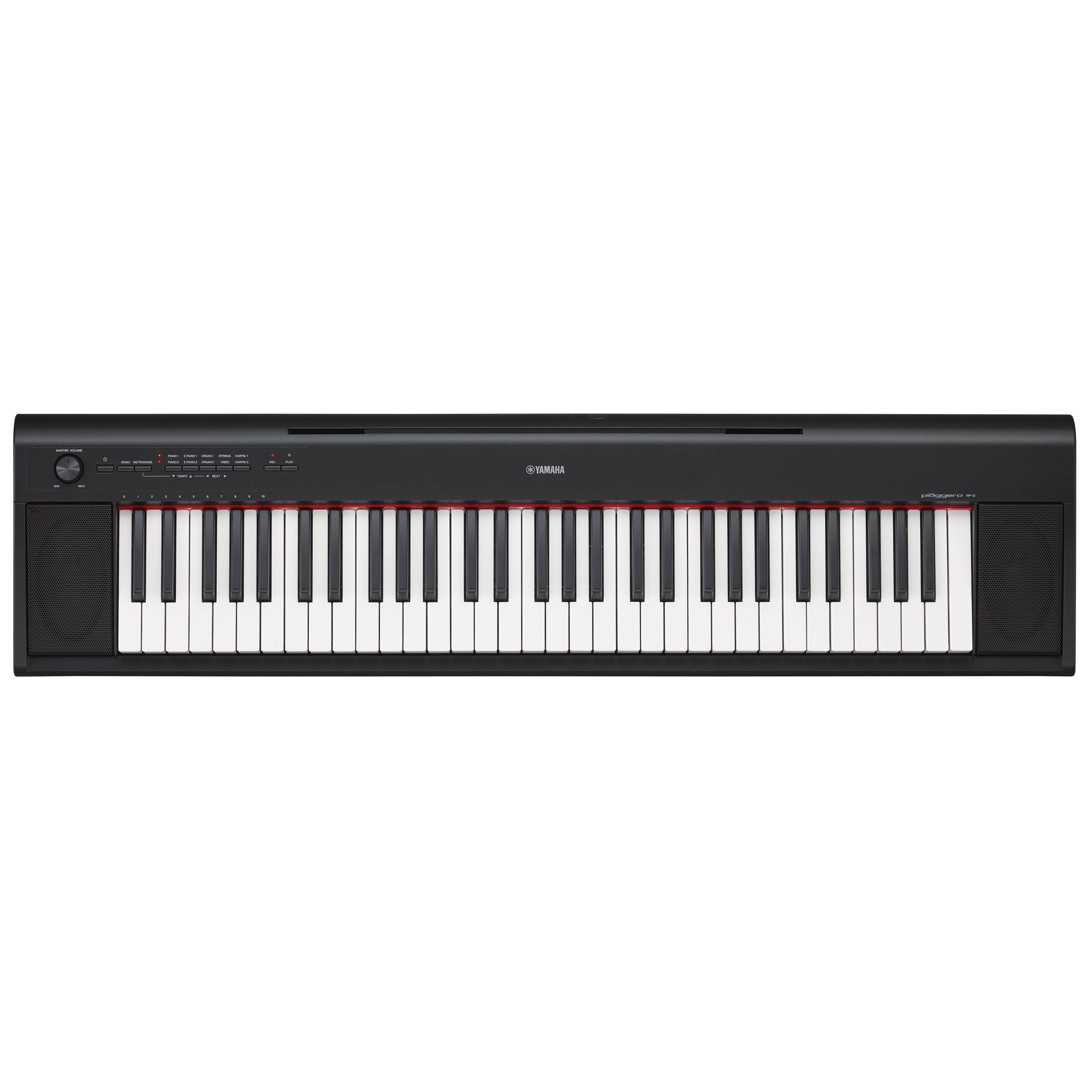 Yamaha Piaggero NP-12 - Digital piano - 61-key - 64-note polyphony - black