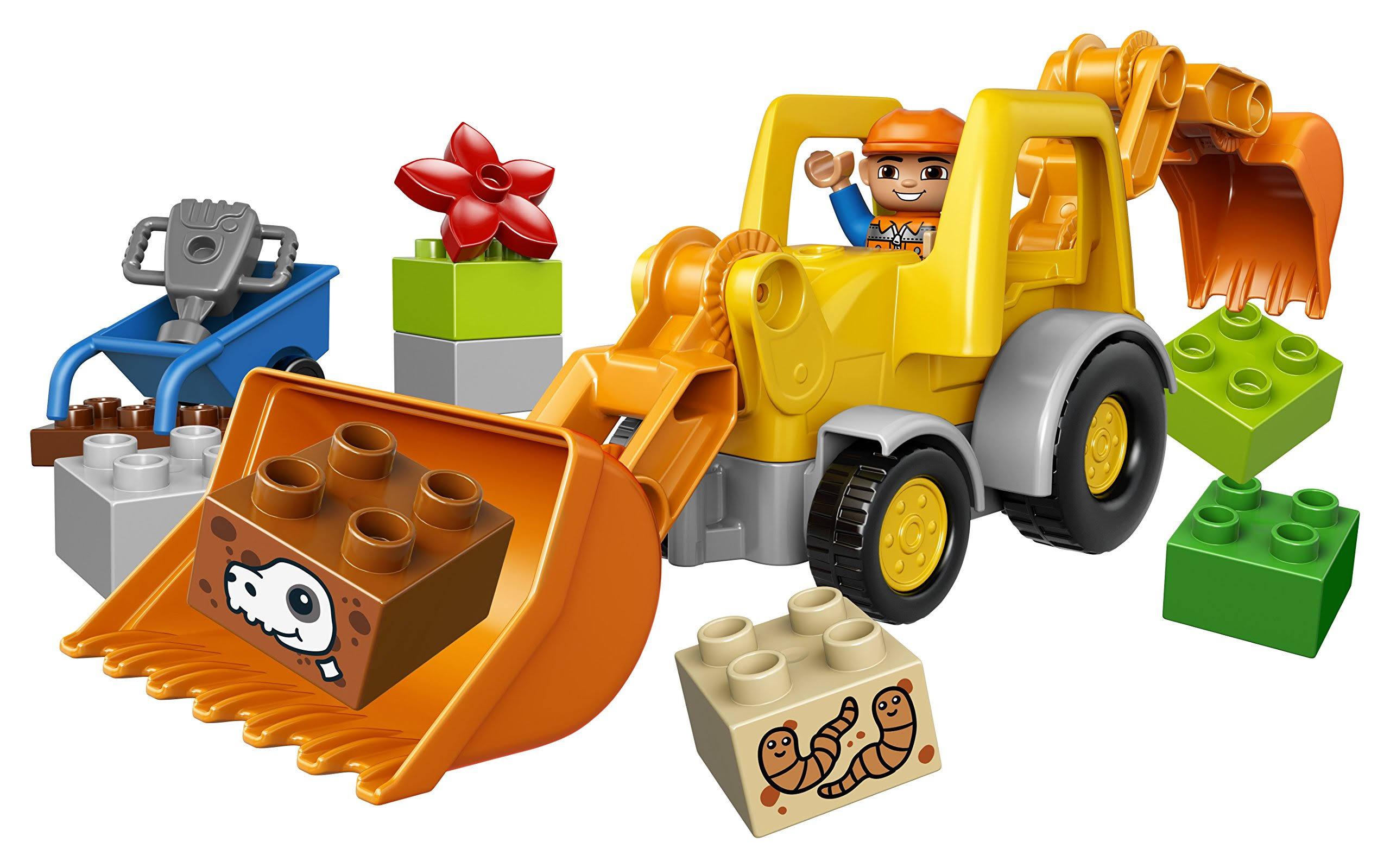 Lego Duplo Town Backhoe Loader 10811 Construction Toy