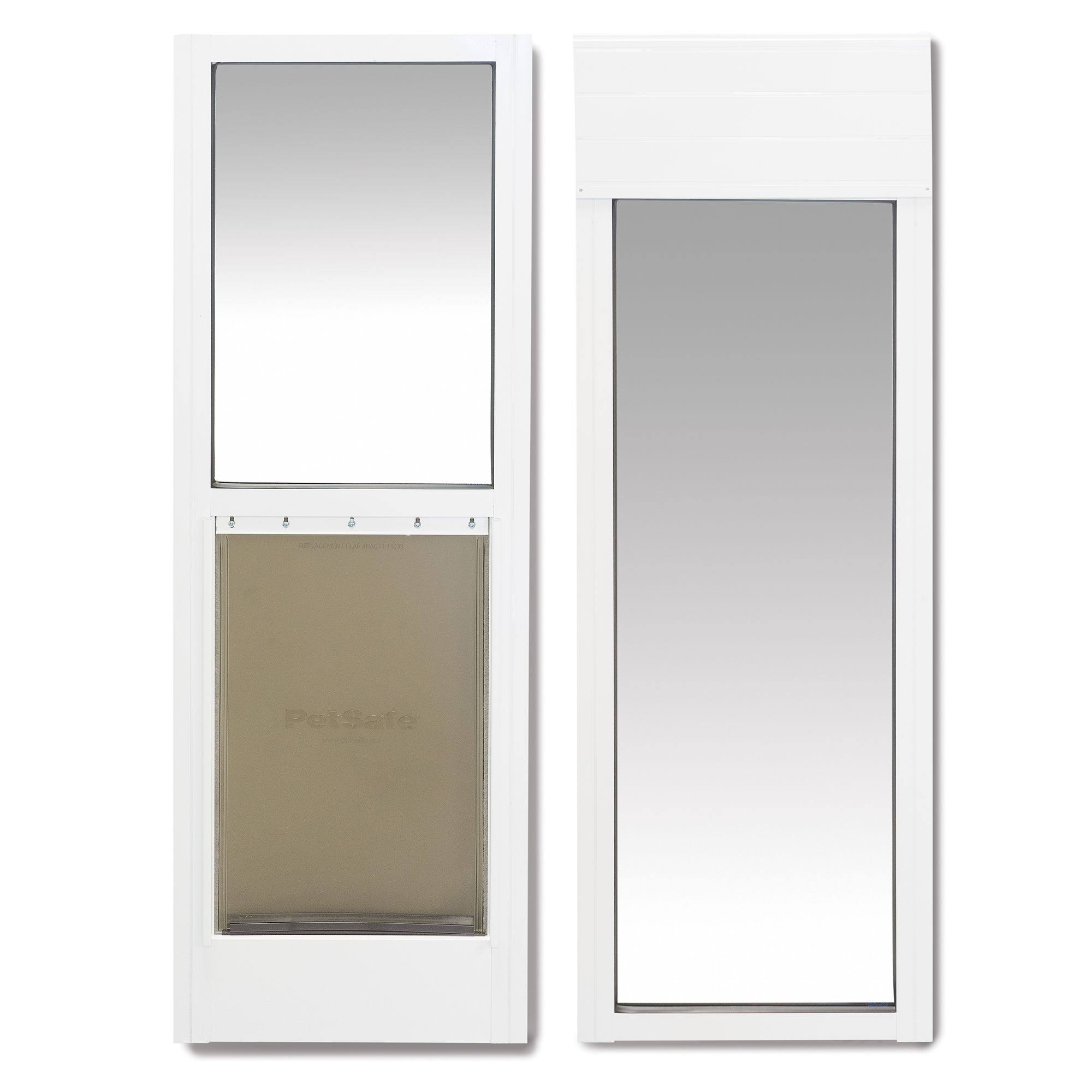 PetSafe 2-Piece Sliding Glass Pet DOOR, Large, White