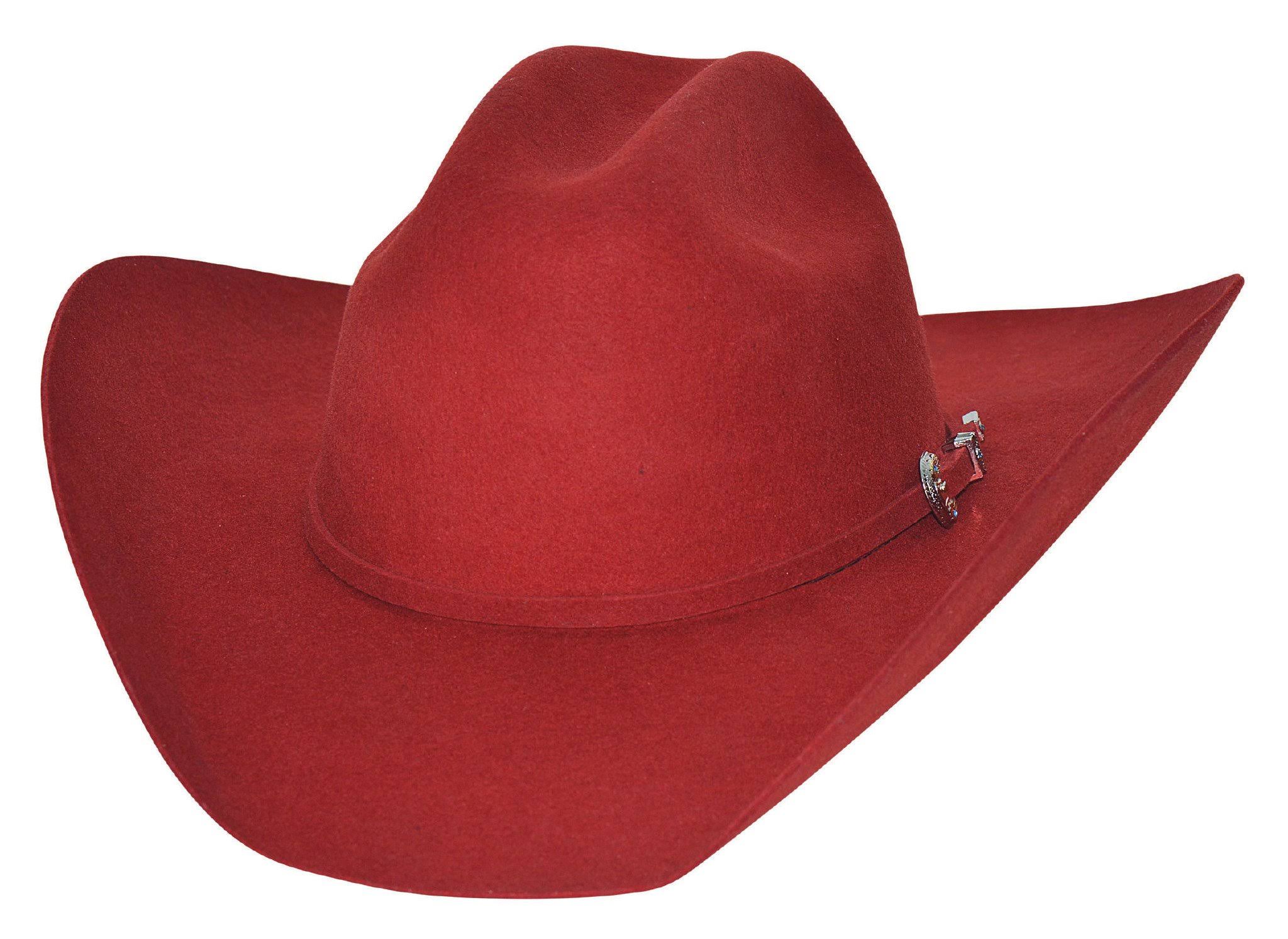 Bullhide Kingman 4X Red Felt Cowboy Hat 0550R