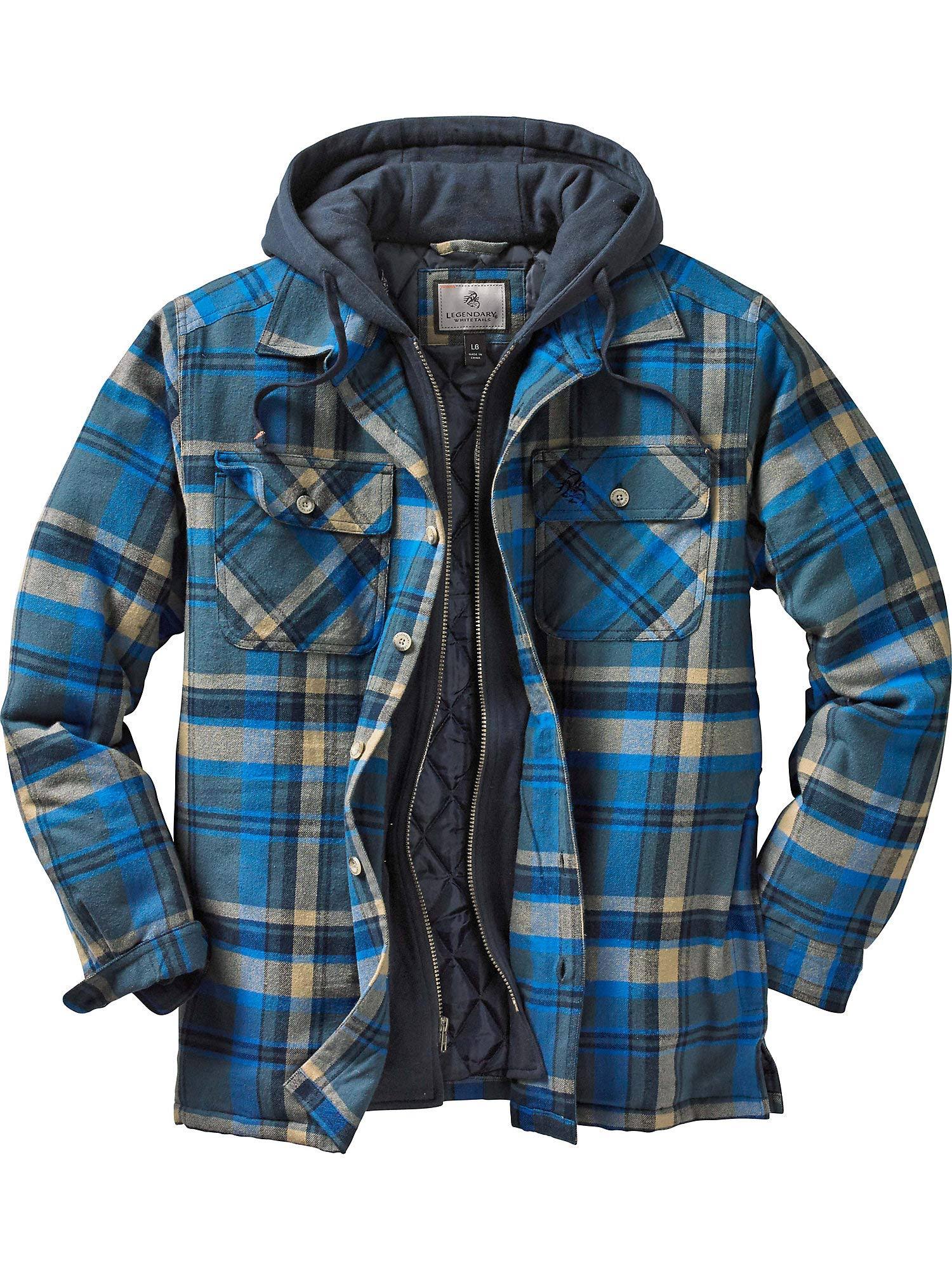 Legendary Whitetails Men&s Maplewood Hooded Shirt Jacket