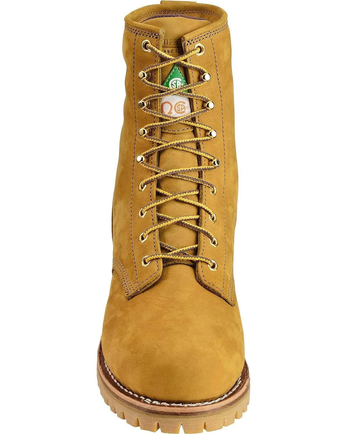 Chippewa Men's 8-Inch Nubuck Insulated Steel Toe Logger Boots