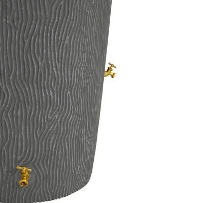 Impressions 90 Gallon Bark Rain Saver - Gray - Good Ideas