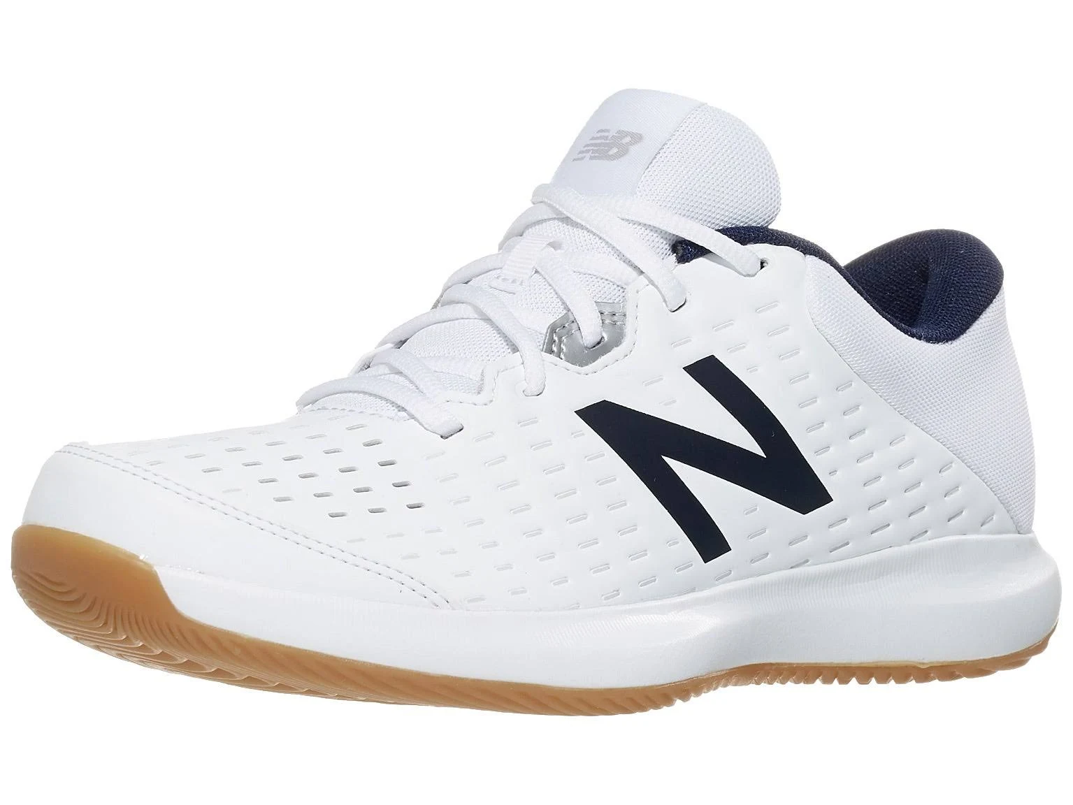 New Balance 696v4 Men's Tennis Shoes White/Navy : 11 D - Medium