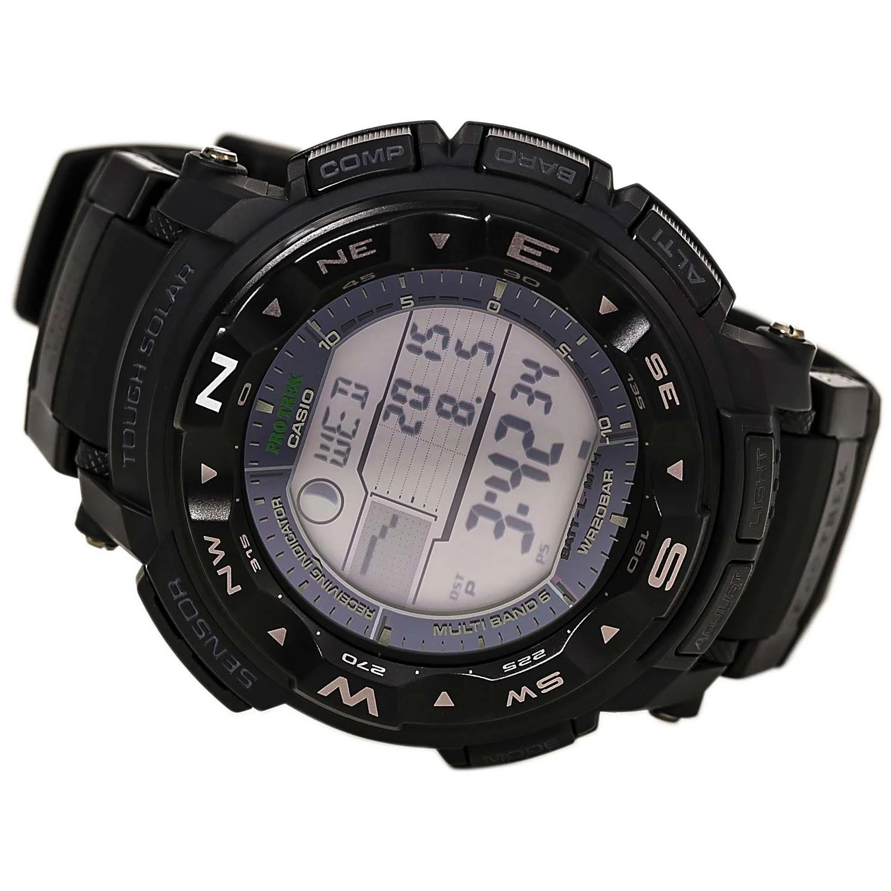 Casio Men's Pro Trek PRW2500 Tough Solar Digital Sport Watch